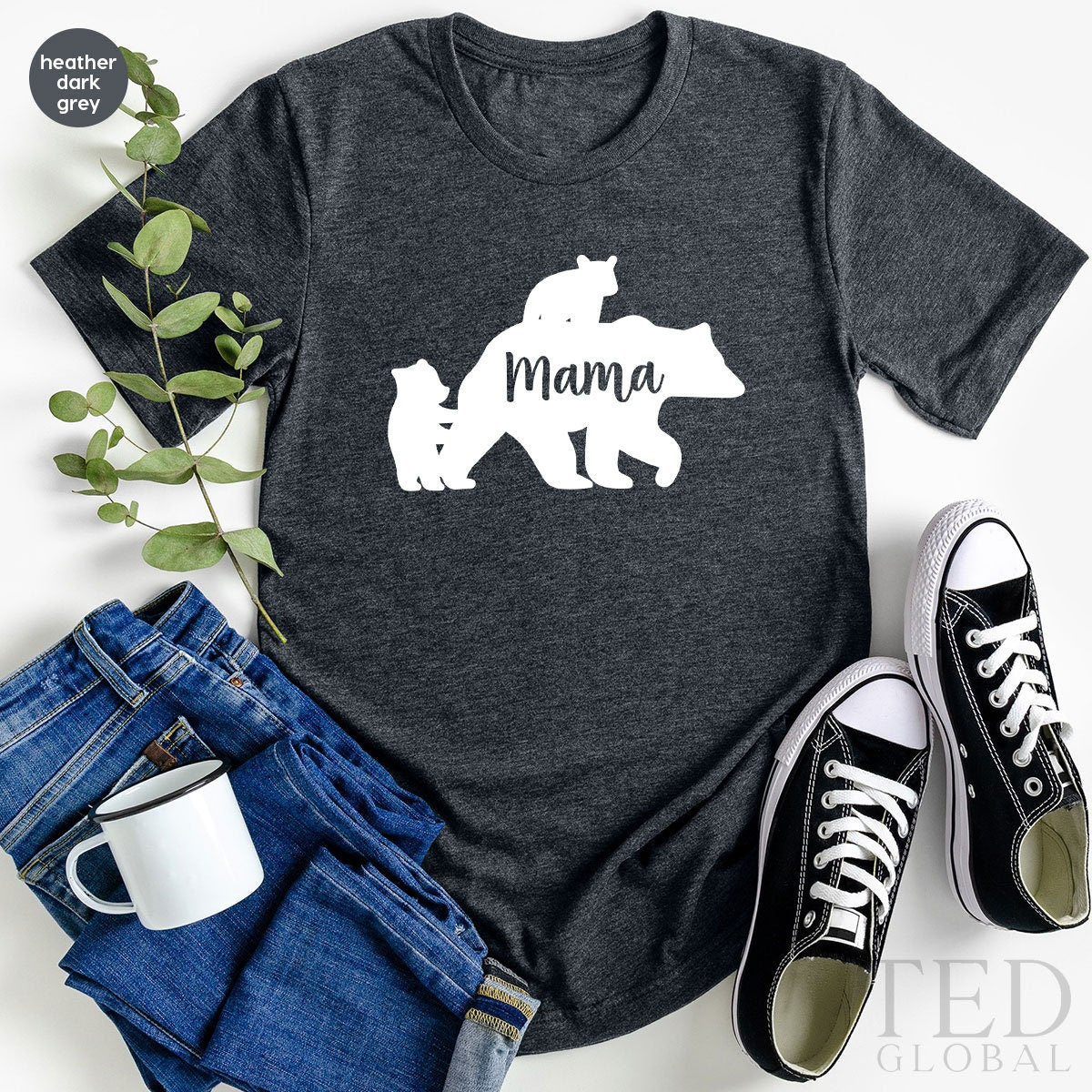 Bear Mama T Shirt, Cute Bear TShirt, Mama Bear T-Shirt, Gift For Grandma, Mama Bear Tee, Mothers Day Tee, Shirts For Moms,  Funny Mom Shirt - Fastdeliverytees.com