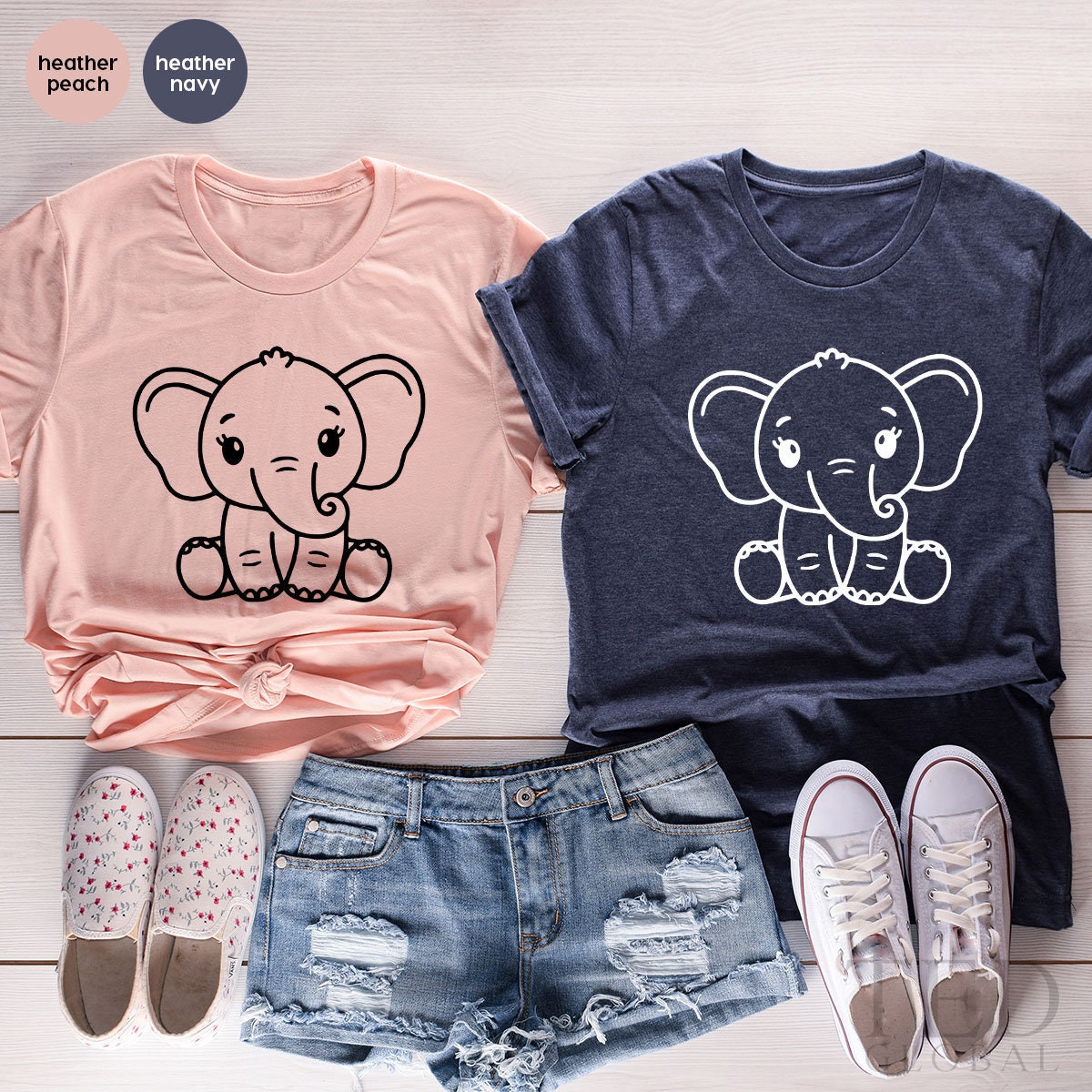 Elephant TShirt, Cute Elephant T Shirt, Elephant Shirt Toddler, Kids Birthday Gift, Baby Elephant T-Shirt, Animal Lover Tee, Elephant Outfit - Fastdeliverytees.com