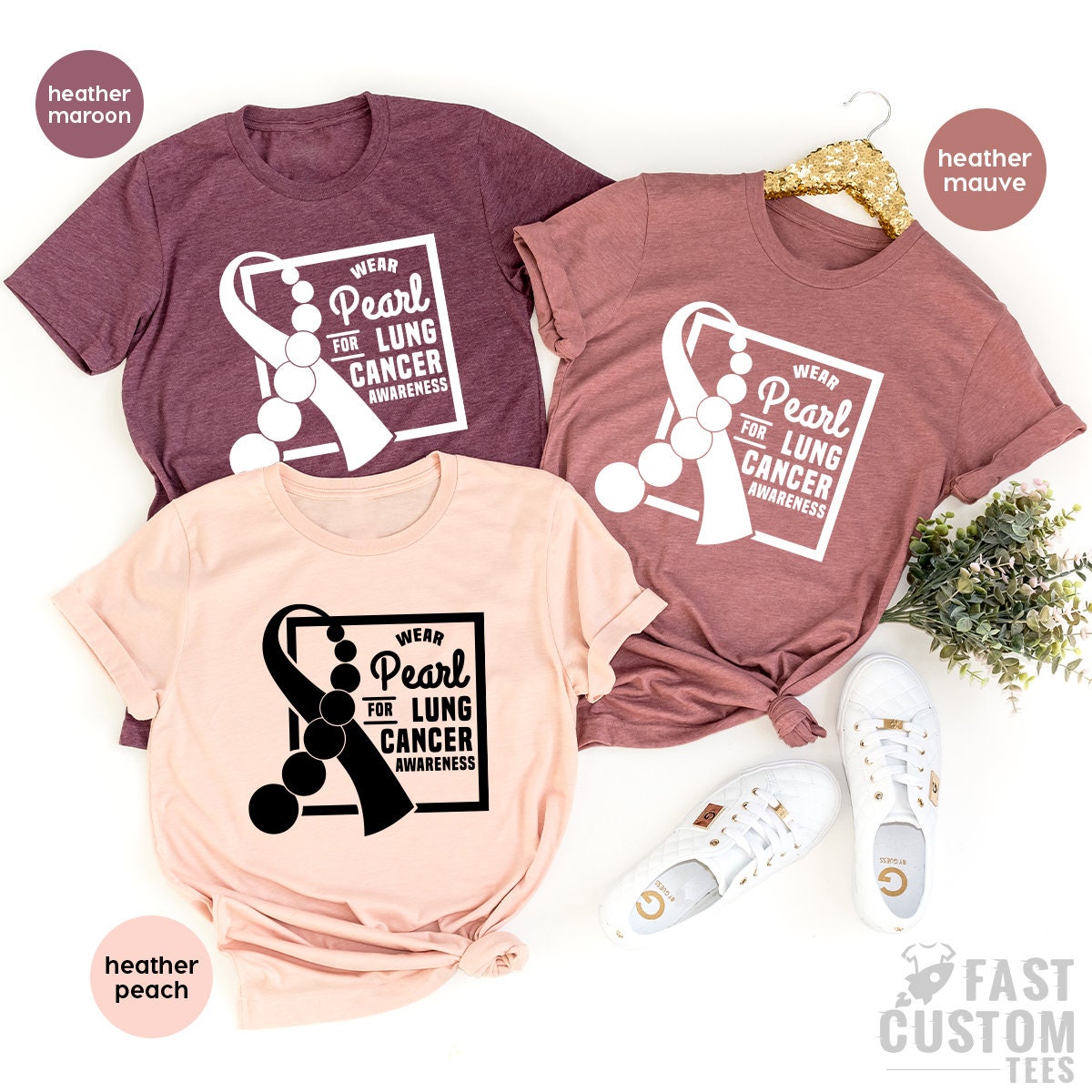 Cancer T Shirt, Lung Cancer Awareness, Cancer Survivor Shirt, Fight Cancer Shirt, Wear Pearl For Lung Cancer, Support Cancer Shirt - Fastdeliverytees.com