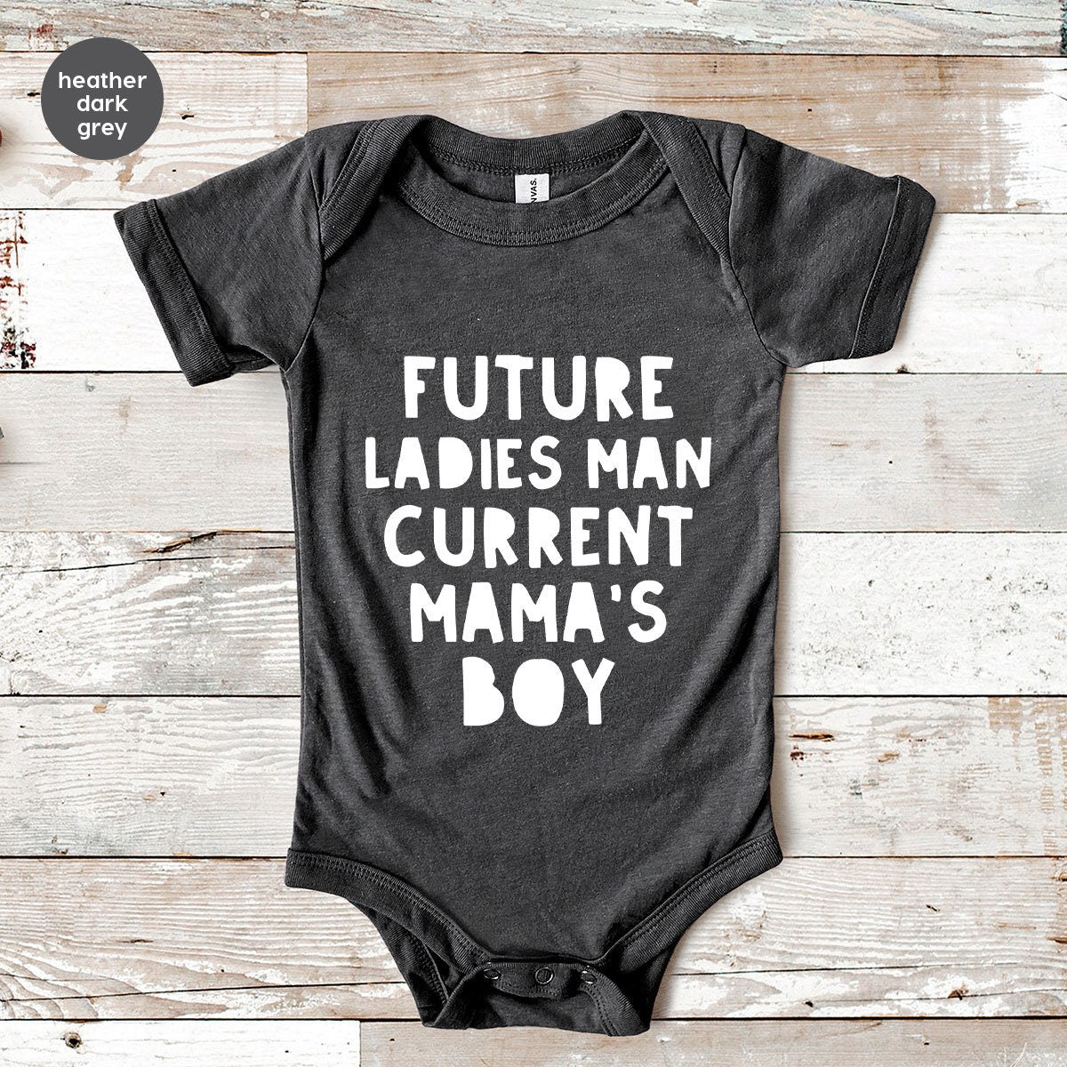 Cute Baby Bodysuit, Mothers Day Gift, Mamas Boy T Shirt, Funny