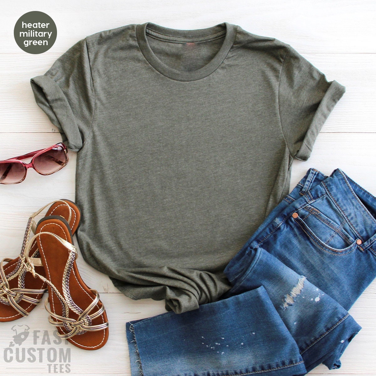 Oversized Shirt, Blank TShirt, Plain Unisex Shirt, Plain Bella Canvas Shirt, Wholesale TShirt, Bulk T Shirt, Heather Soft Plain Tee, Shirts - Fastdeliverytees.com
