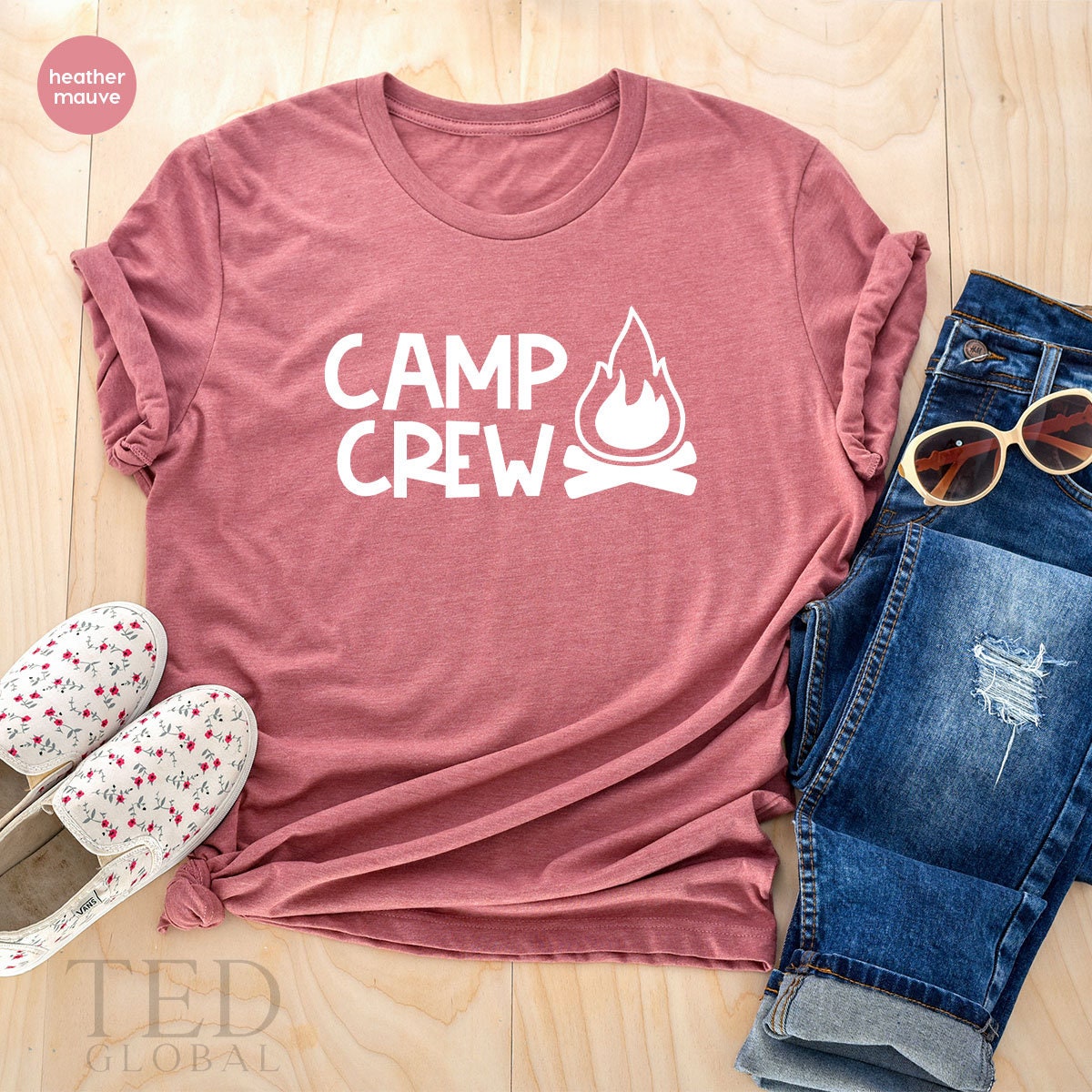 Camp Crew Shirt, Camping Shirt, Custom Camp Shirt, Hiking Shirt, Gift For Campers, Camping Gift, Nature Lover Shirt, Camping Buddies Shirt - Fastdeliverytees.com