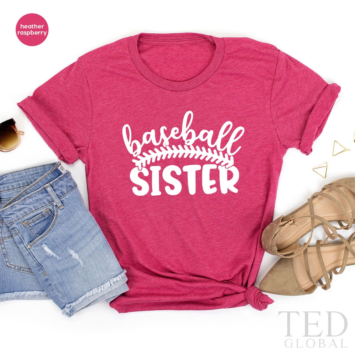 Baseball Sister Shirt, Baseball Girl T Shirt, Softball Girl Tee, Game Days Shirt, Baseball Lover Shirt, Gift For Sister, Little Sister Tee - Fastdeliverytees.com