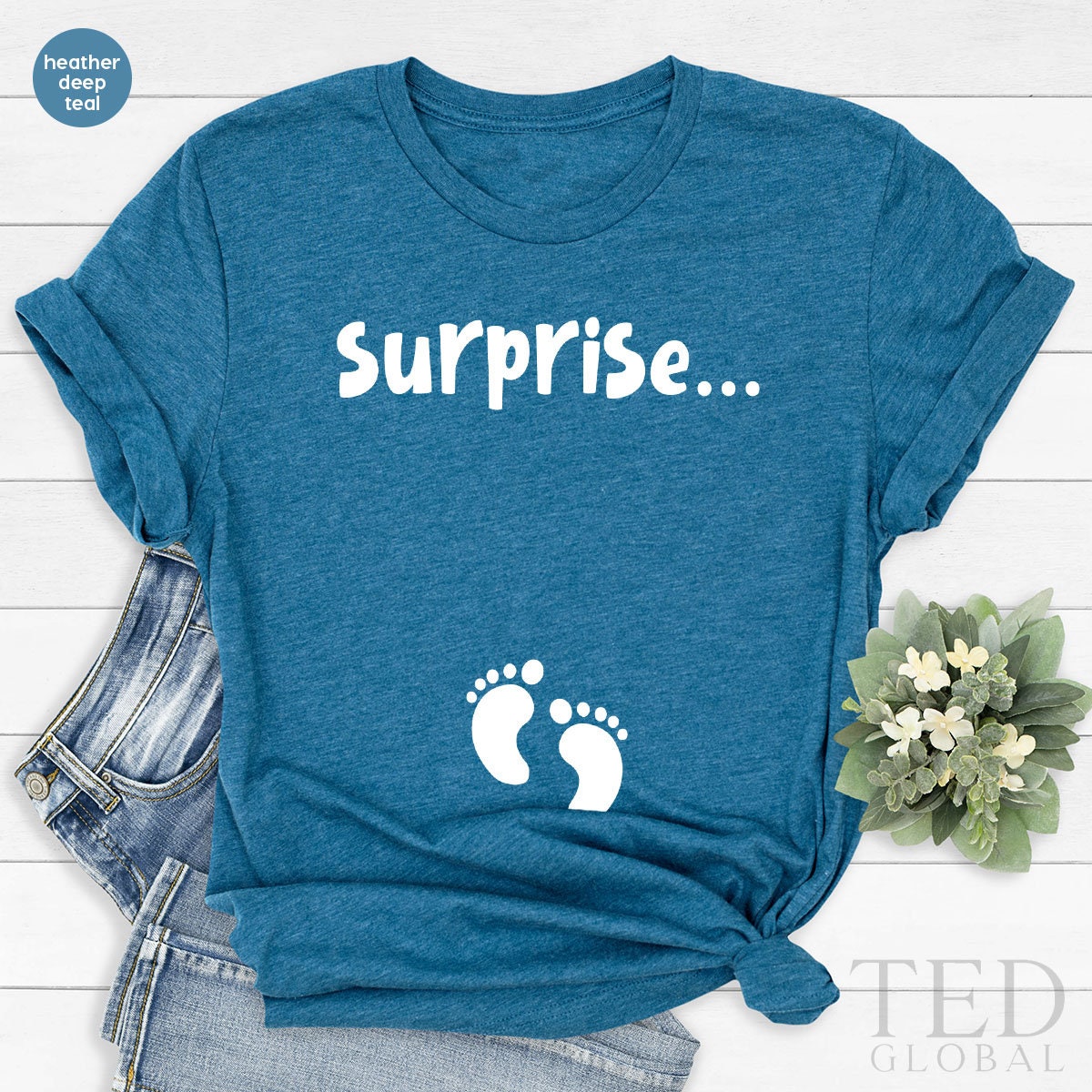 Pregnancy Announcement Shirt, Im Pregnant Shirt, First Mothers Day, Fu –