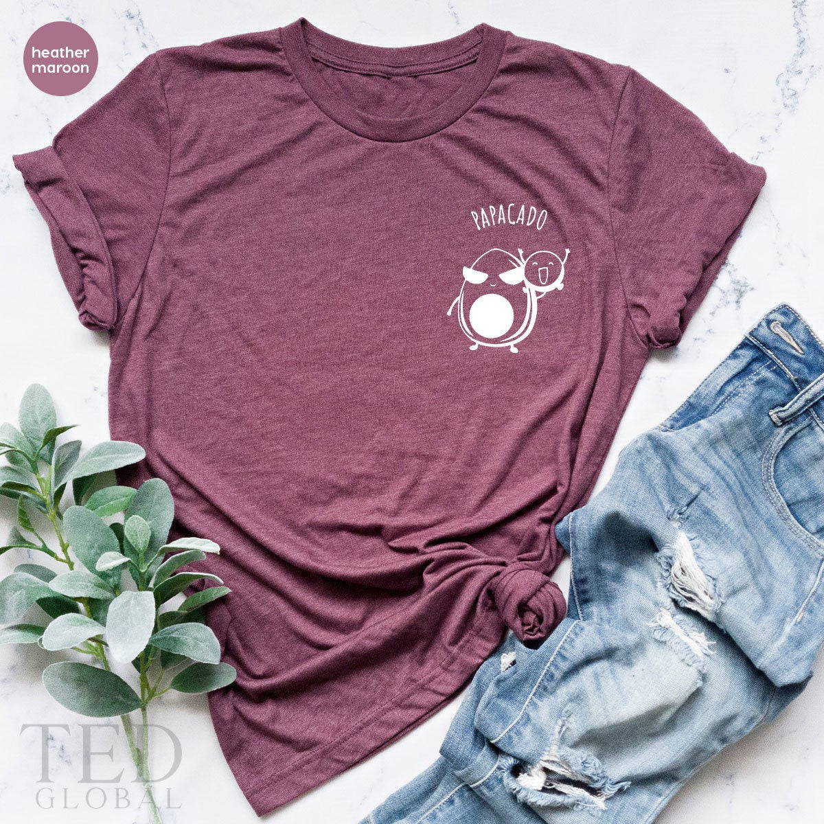 Funny Papacado Shirt, New Dad T Shirt, Pregnancy Announcement To Husband Shirt, Dad To Be Shirt, Fathers Day Gift, Daddy Gift, Avocado Tee - Fastdeliverytees.com
