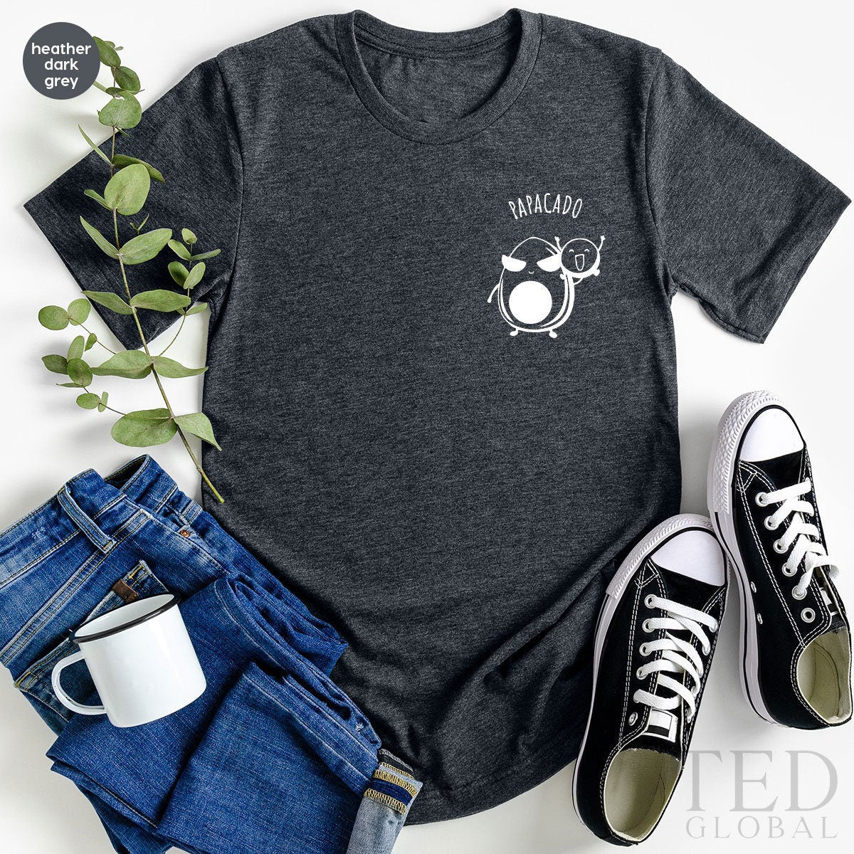 Funny Papacado Shirt, New Dad T Shirt, Pregnancy Announcement To Husband Shirt, Dad To Be Shirt, Fathers Day Gift, Daddy Gift, Avocado Tee - Fastdeliverytees.com