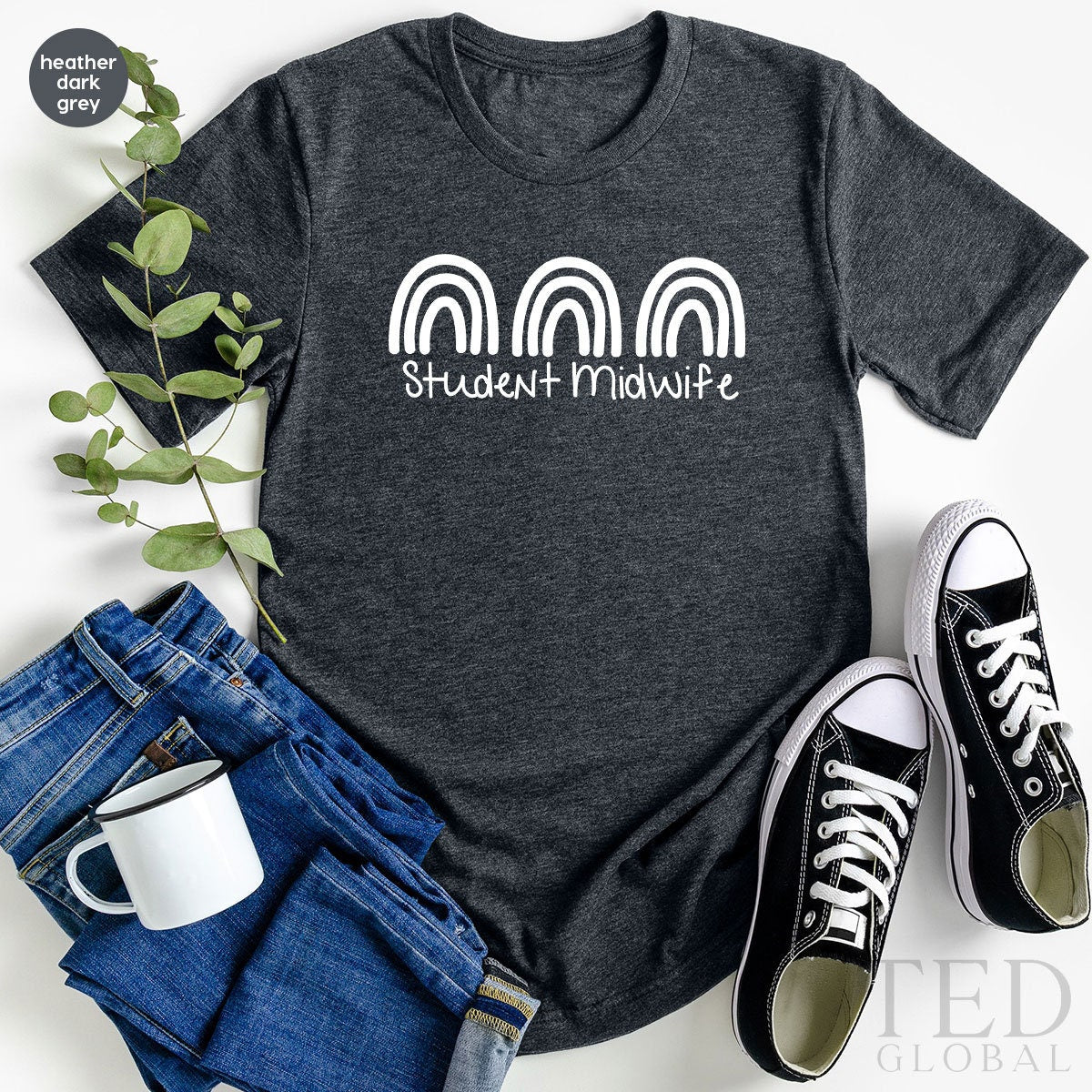 Student Midwife Shirt, Doula TShirt, Gift For Midwife, Birth Worker T Shirt, Future Midwife Shirt, Midwife Graduation, Rainbow Midwife Tee - Fastdeliverytees.com
