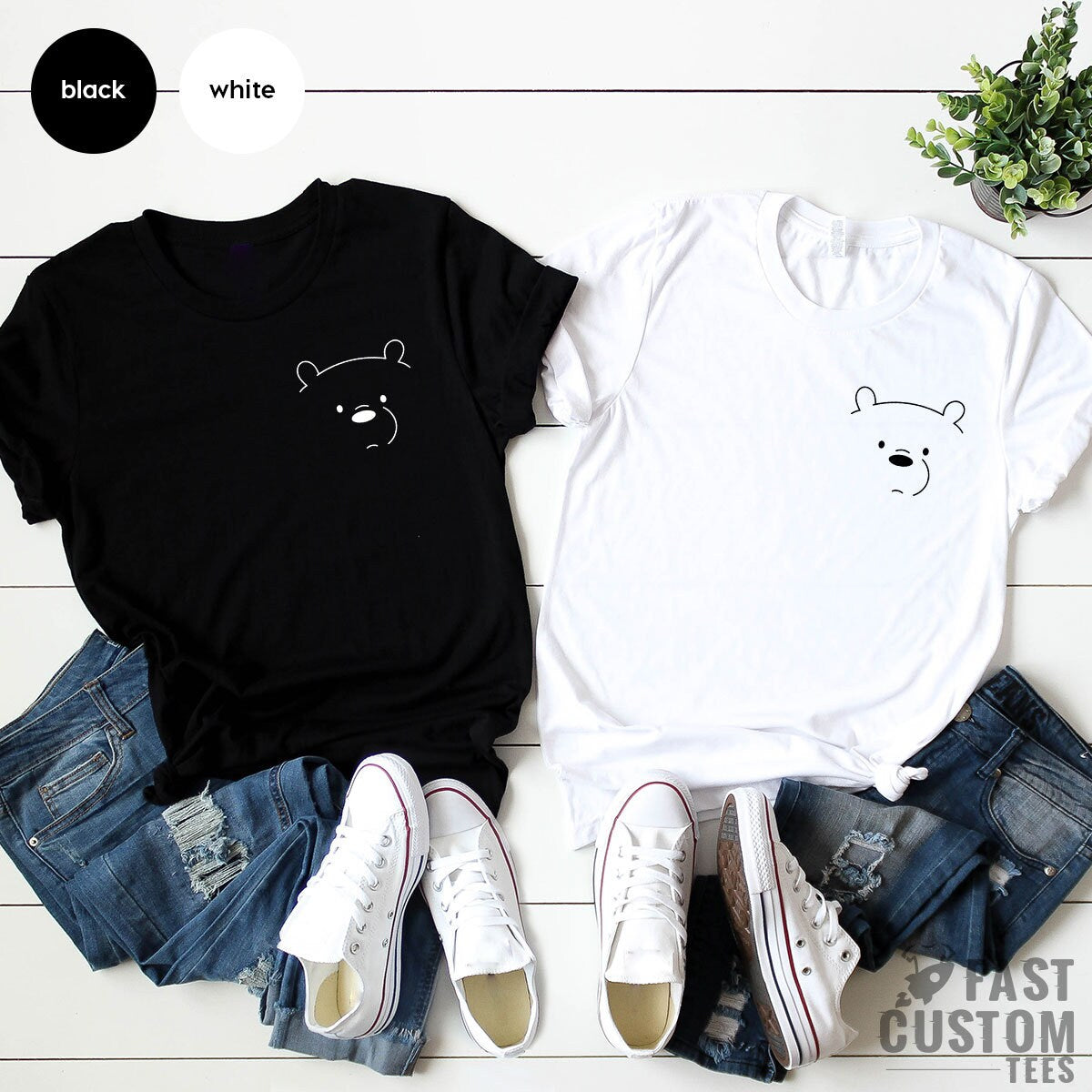 Bear TShirt, Funny Bear Tee, Cute Bear Shirt, Bear Pocket TShirt, Little Bear Shirt, Animal Pocket Shirt, Bear Graphic Tee - Fastdeliverytees.com