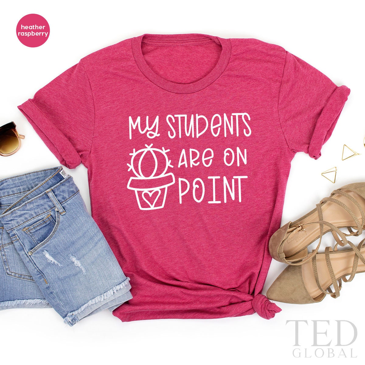 Teacher Shirt, Gift For Teacher, Funny Teacher Shirt, My Student Are On Point Shirt, Kindergarten Teacher Shirt, Elementary Teacher Shirt - Fastdeliverytees.com