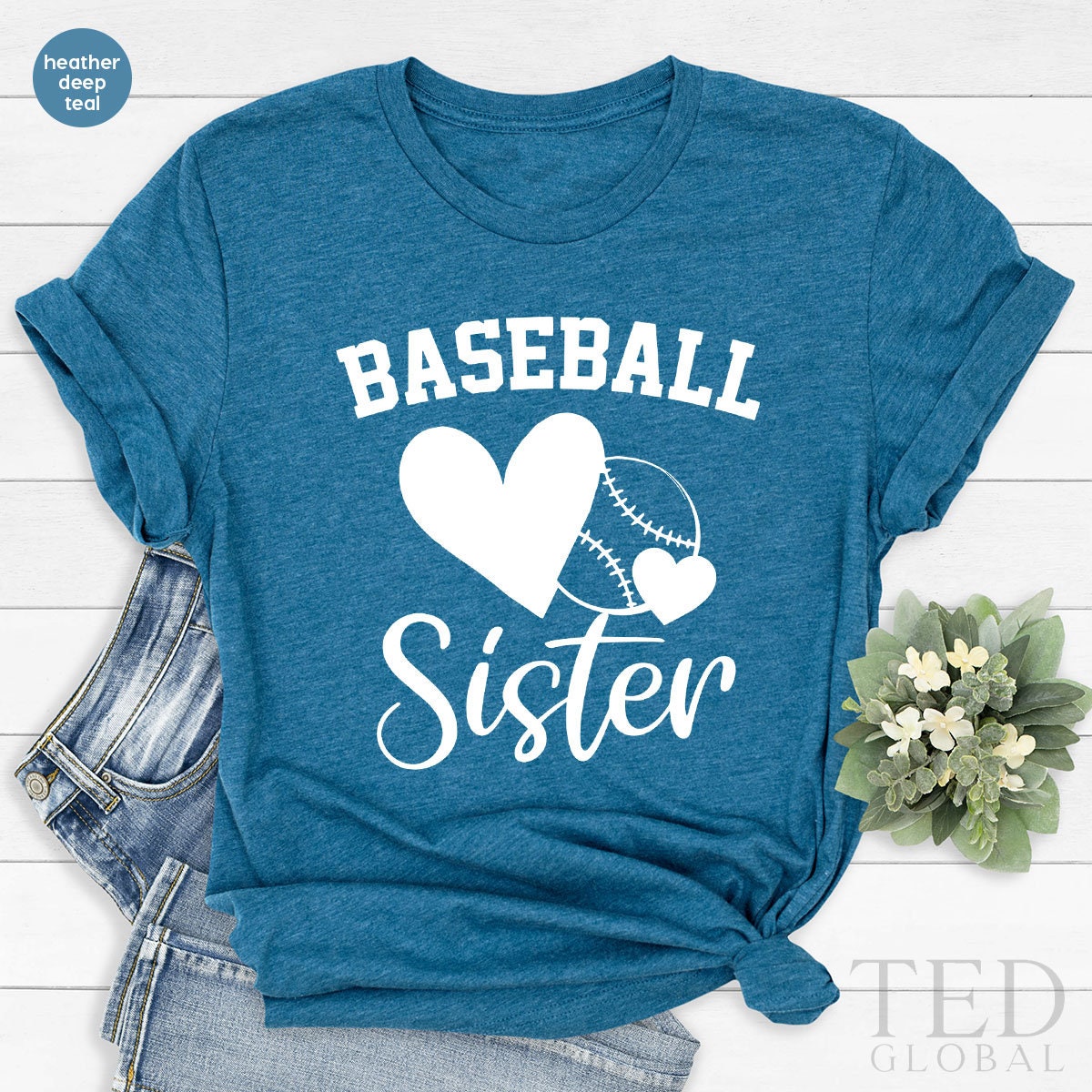 Baseball Sister Shirt, Sports Sister Shirt, Baseball TShirt, Girl Baseball Shirt, Game Days Tee, Biggest Fan Gift, Baseball Tank Tops - Fastdeliverytees.com