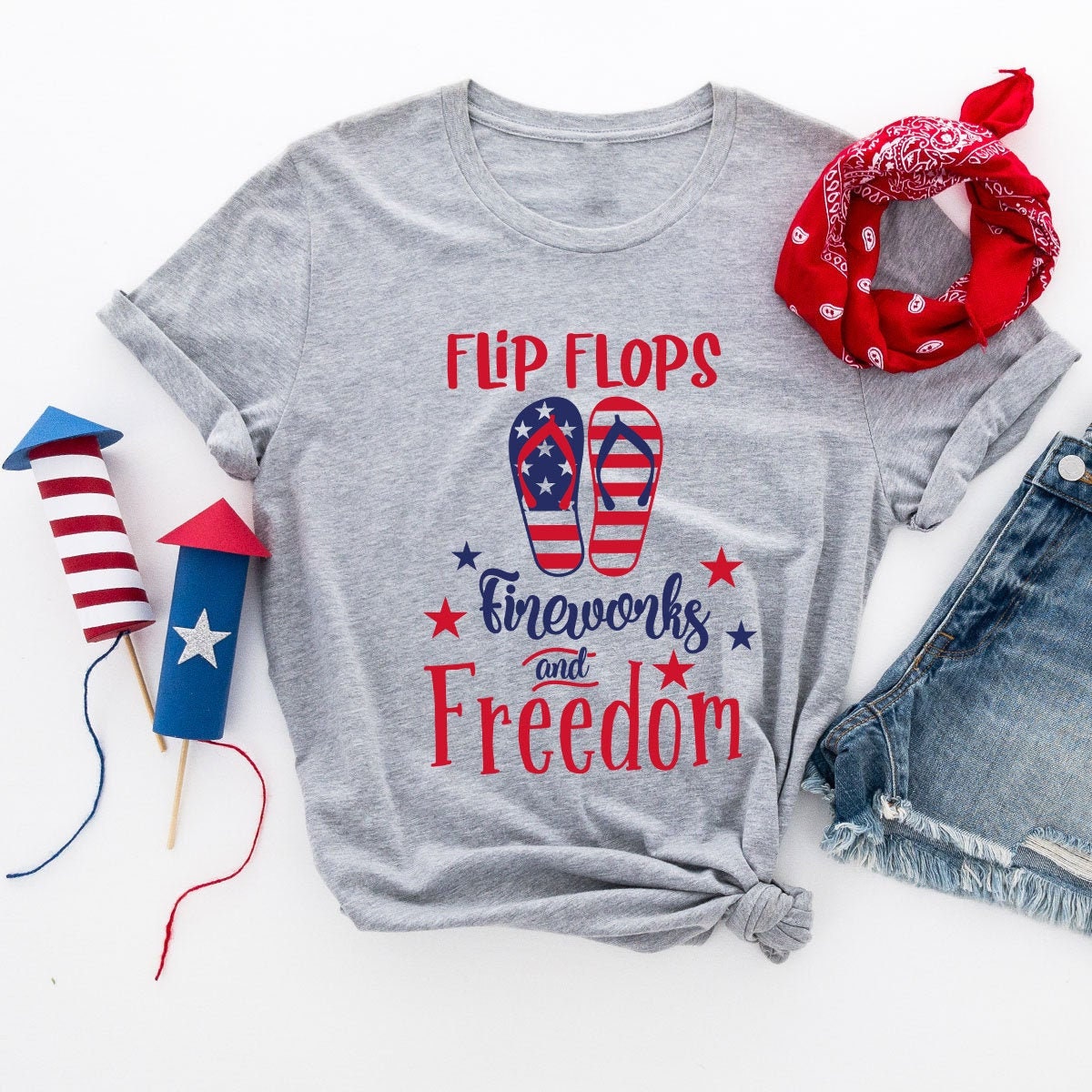 Fourth Of July Funny, 4th Of July Shirt, 4th Of July Tank Top, USA Flip Flop Shirt, Funny Patriotic Shirt, Independence Day - Fastdeliverytees.com