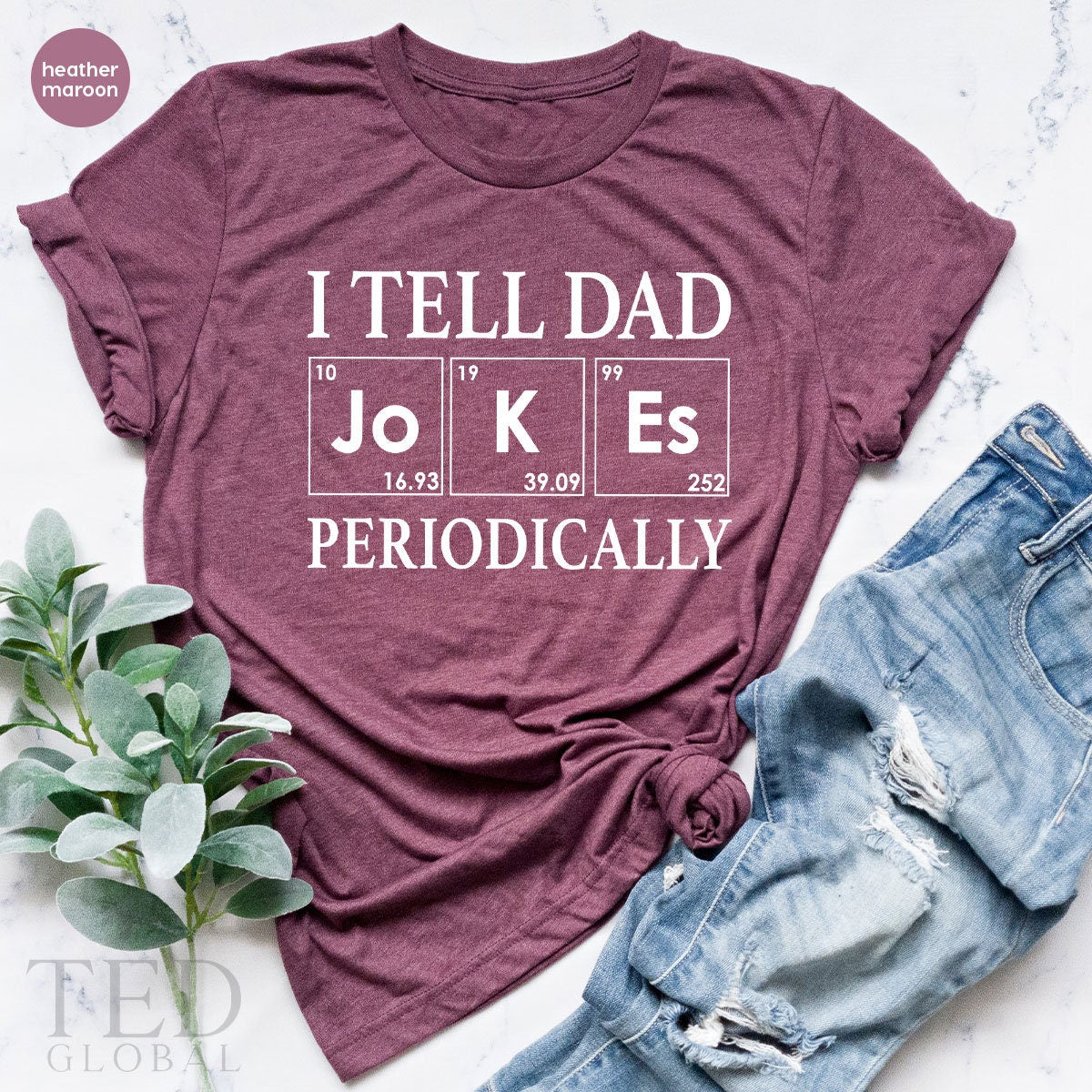 Fathers Day Tee, Funny Dad Shirt, I Tell Jokes Periodically Shirt, Gift For Husband, Dad Joke Shirt, Gifts For Dad,  Daddy T Shirt - Fastdeliverytees.com