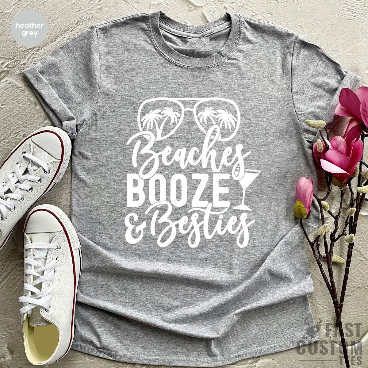 Girls Vacation Shirt, Funny Summer Shirt, Summer Woman Shirt, Beaches Shirt, Beaches Booze Besties, Beach Vacation Shirt, Summer Tank Top - Fastdeliverytees.com