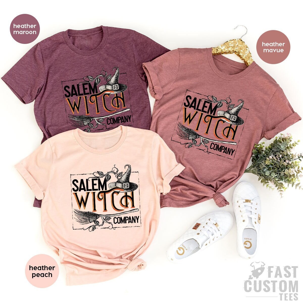 Salem Witch Shirt, Halloween Shirt, Funny Witchy T Shirt, Fall Shirts For Women, Witch Sisters Gift, Halloween Party TShirt, Autumn T-Shirt - Fastdeliverytees.com