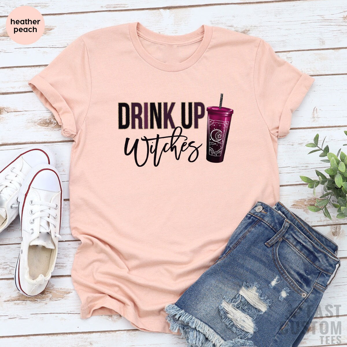 Drink Up Witches Shirt, Witch T-Shirt, Funny Halloween Shirt, Halloween Drinking Shirt, Gifts For Halloween, Coffee Lover Shirt, Fall Tshirt - Fastdeliverytees.com