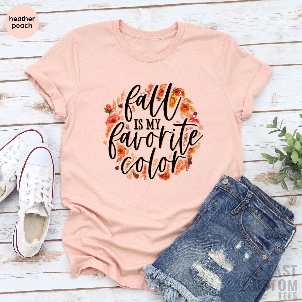 Fall Is My Favorite Color Shirt, Fall Shirt, Halloween Shirt, Autumn Shirt, Gift For Women, Floral Shirt, Shirts With Sayings - Fastdeliverytees.com