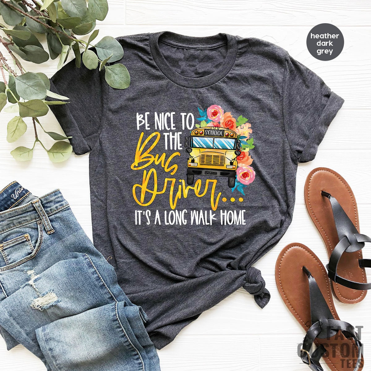 Funny School Bus Shirt, Be Nice To The Bus Driver Shirt, Funny School Shirt - Fastdeliverytees.com