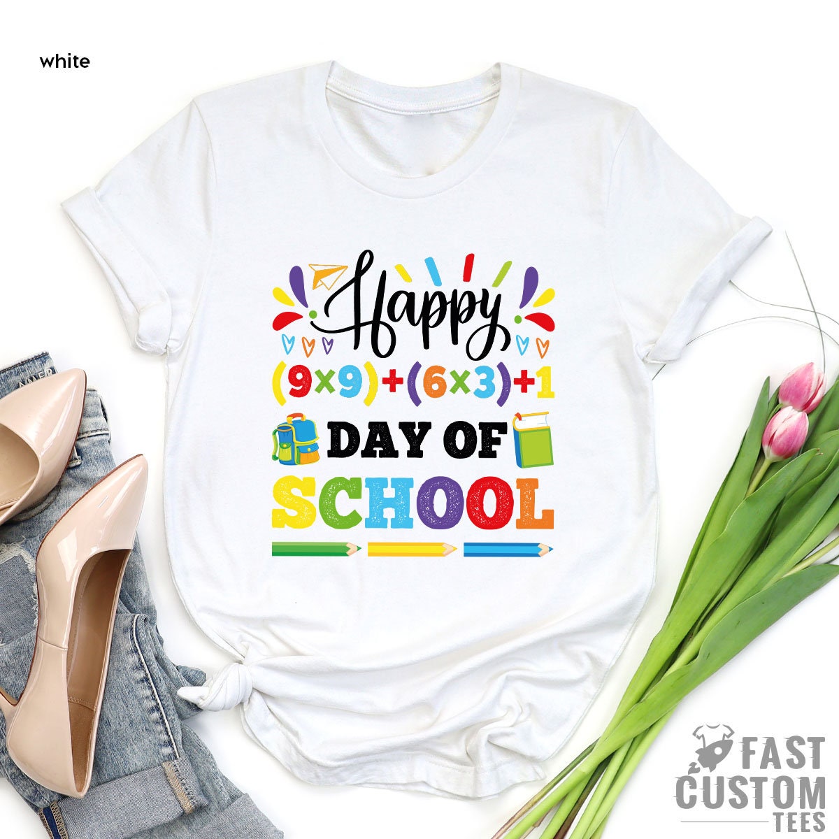 Happy 100th Day Of School Shirt, Back To School Shirt, Funny Teacher T-Shirt, Teacher Shirt, Kindergarten Shirt, Celebrate 100th Day Shirt - Fastdeliverytees.com