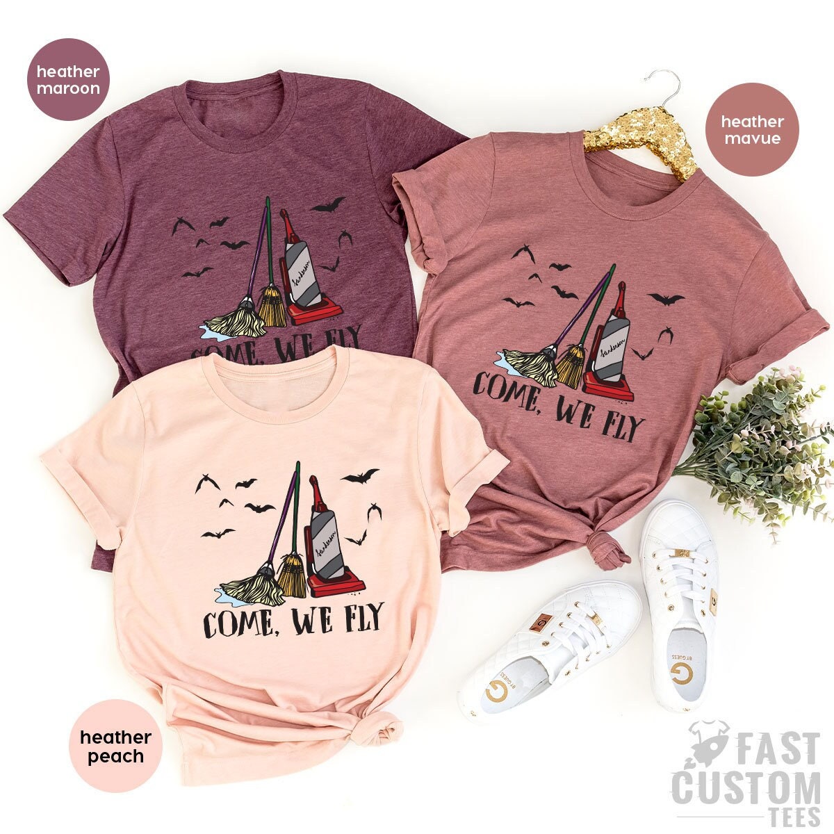 Come We Fly Shirt, Halloween Shirt, Hocus T-Shirt, Funny Halloween Movie TShirt, Witch T Shirt, Fall Clothing, Halloween Gift For Women - Fastdeliverytees.com