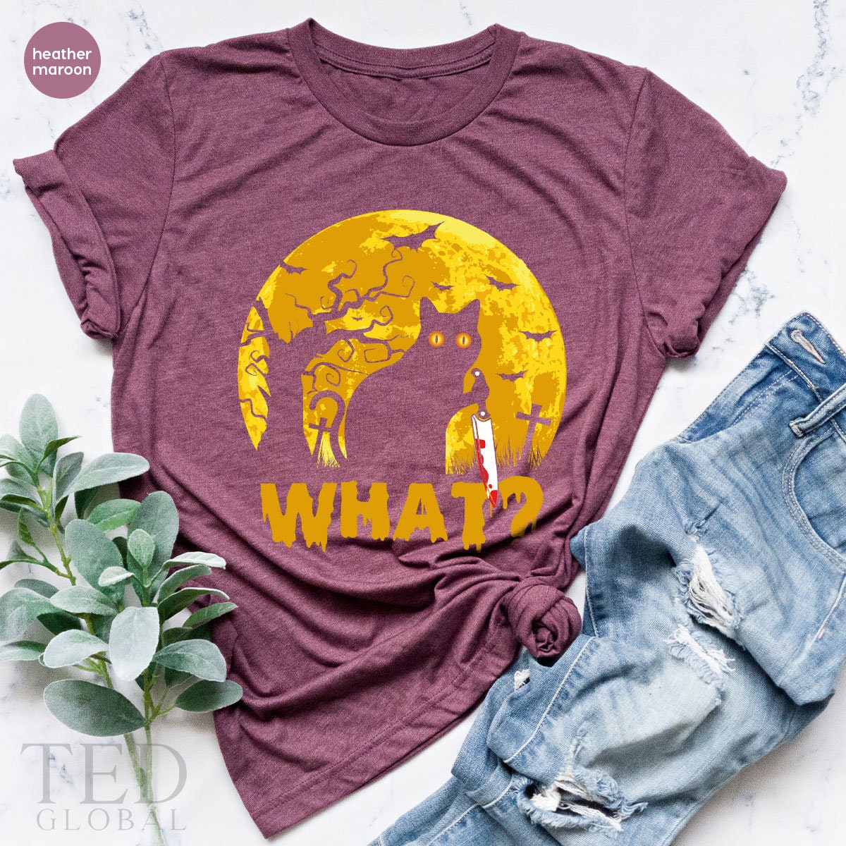 Halloween Cat Shirt, Cute Cat T Shirt, Halloween Cat Mom T Shirt, Black Cat Shirts, Fall Tee, Halloween T-Shirt, Gift For Halloween - Fastdeliverytees.com