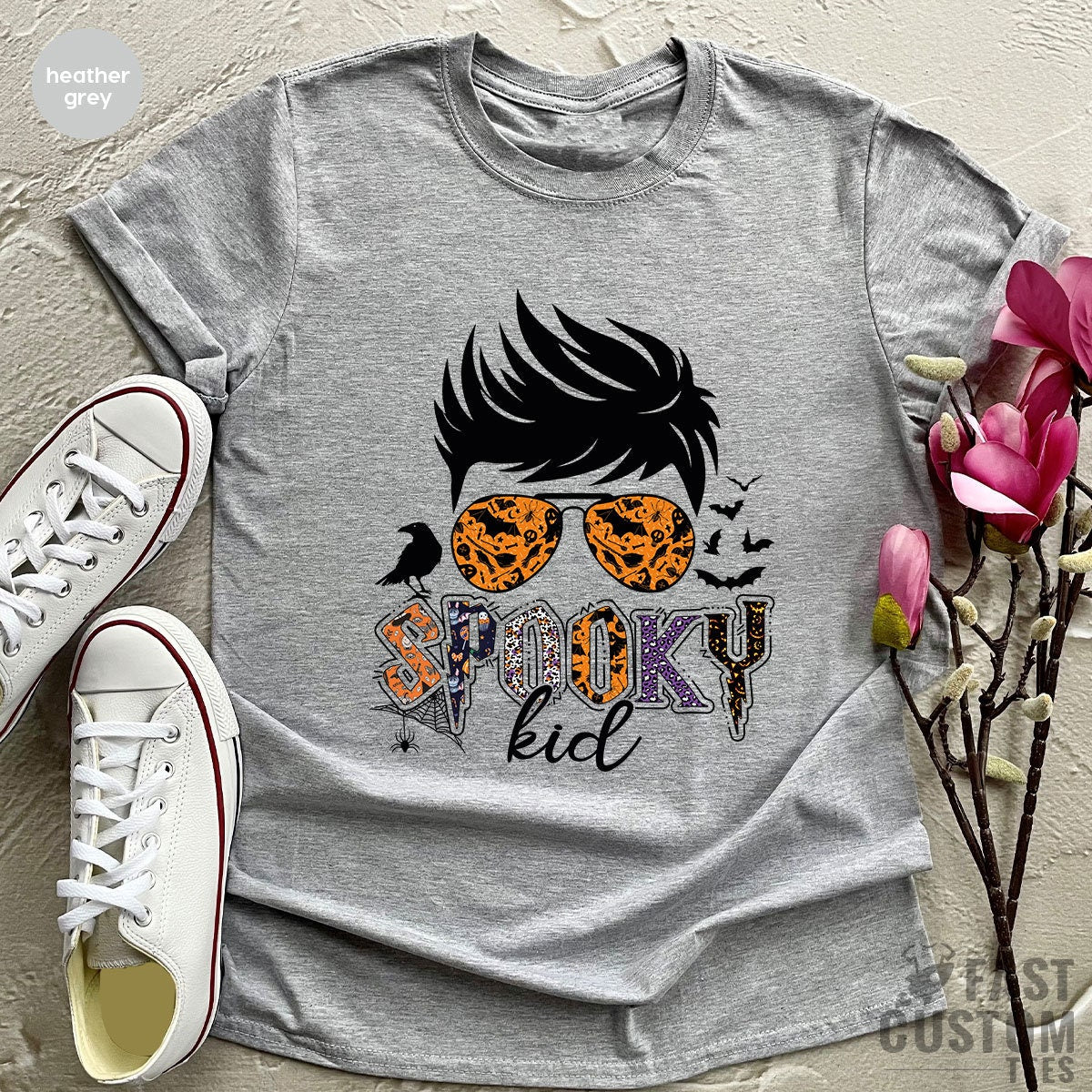 Spooky Kid Shirt, Funny Halloween Toddler, Halloween Shirts For Boys, Boys Halloween T-Shirt, Halloween Family Matching T Shirt - Fastdeliverytees.com