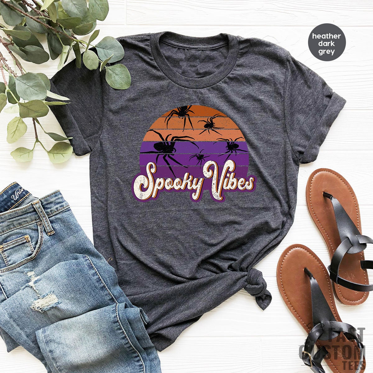 Spooky Vibes Shirt, Halloween Shirt,Halloween Party TShirt, Halloween Gift, Halloween Vibes T-Shirt, Cute Halloween Shirts - Fastdeliverytees.com