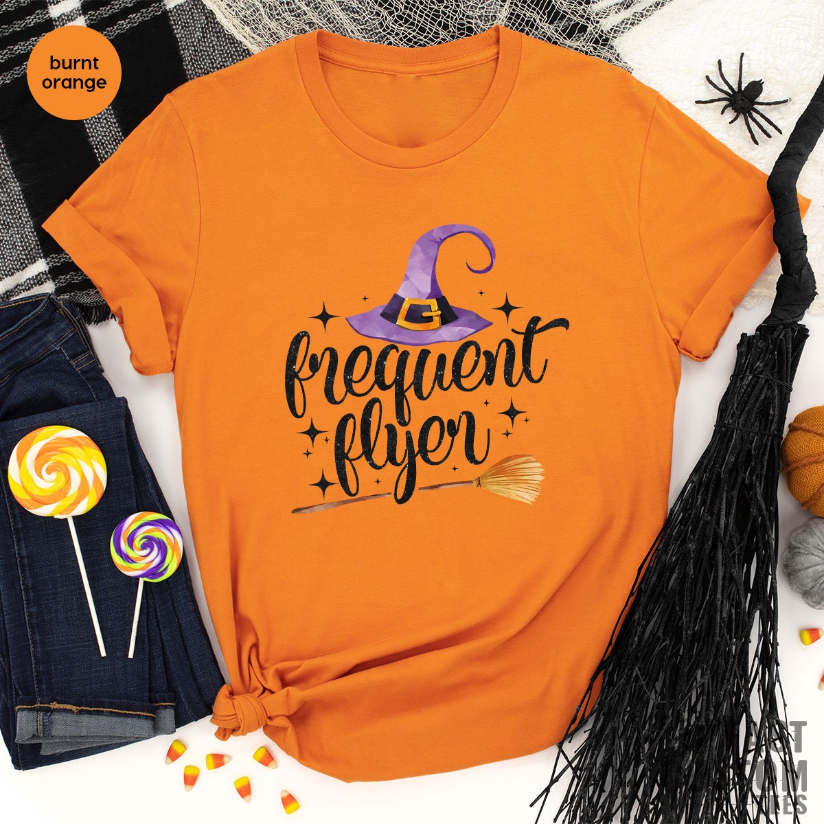 Frequent Flyer Shirt, Broomstick T-Shirt, Halloween Shirt, Gift For Halloween, Witch Broom Shirt, Funny Halloween Shirts, Fall Shirt - Fastdeliverytees.com