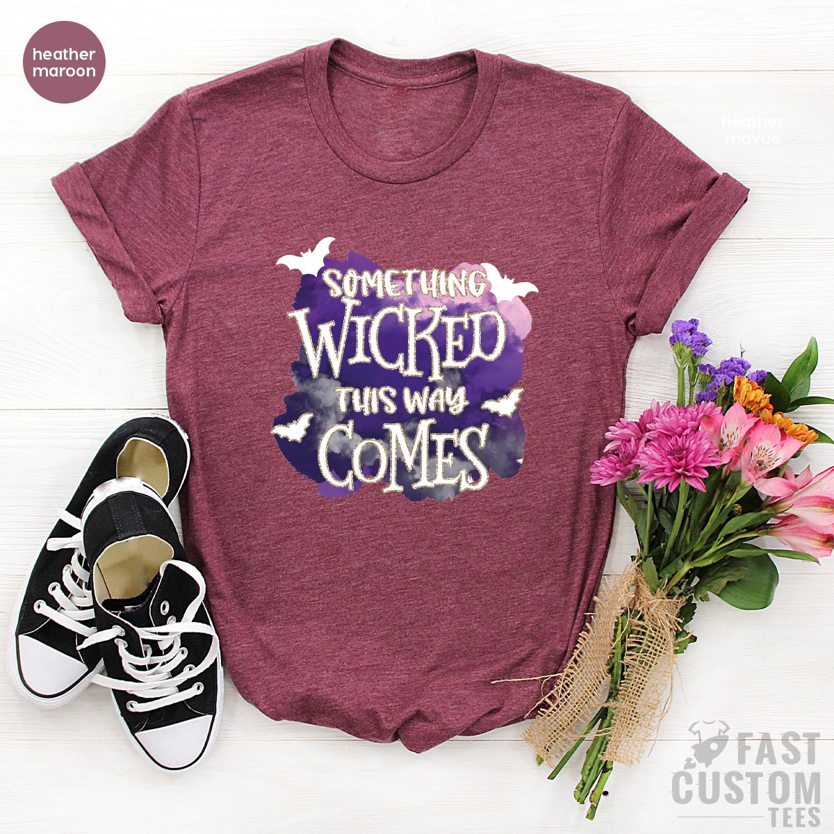 Something Wicked This Way Comes Shirt, Halloween Shirt, Spooky TShirt, Horror Shirts, Fall Shirt For Women, Witch Shirt, Halloween Party Tee - Fastdeliverytees.com