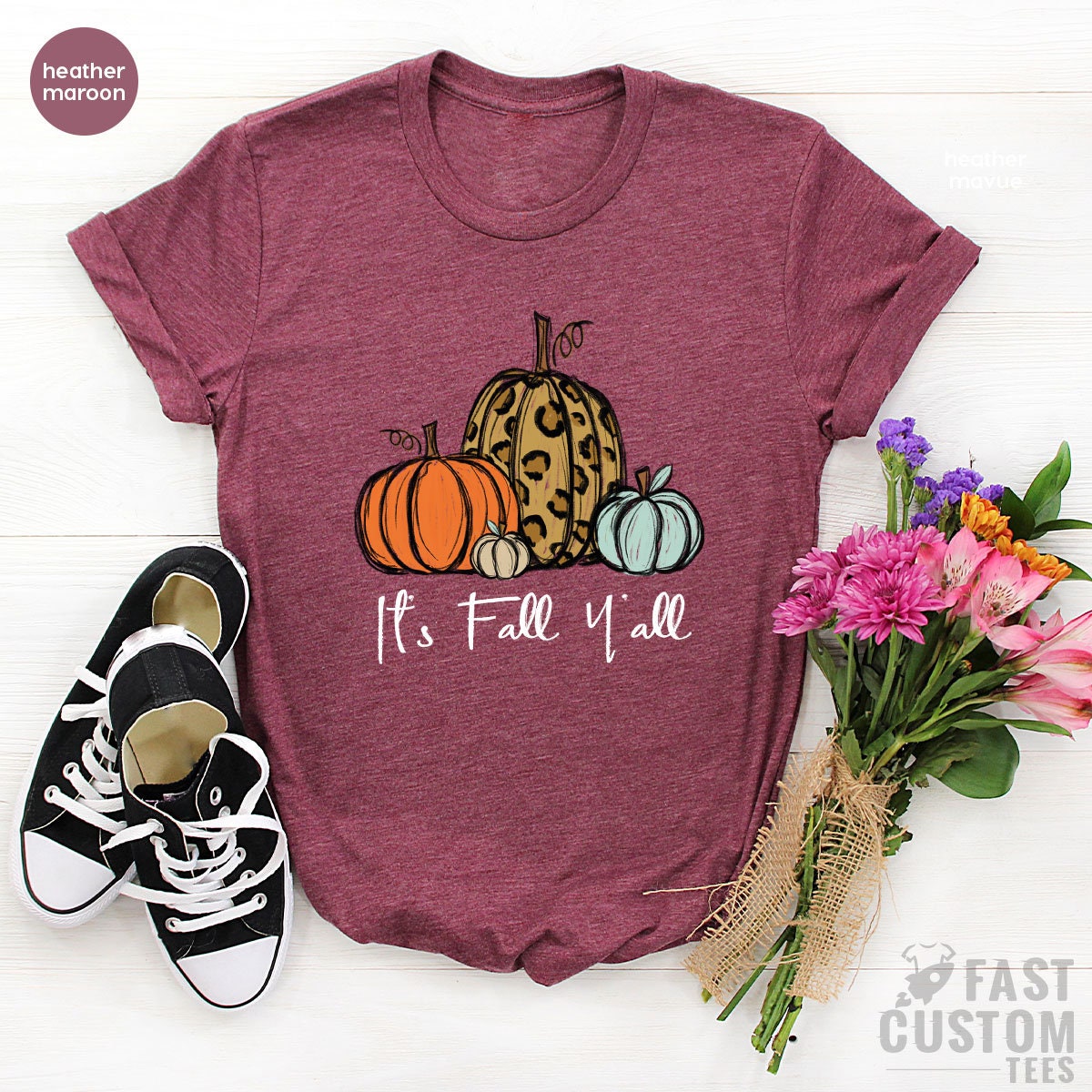 Its Fall Yall Shirt, Fall Shirts, Autumun Shirt, Thanksgiving Shirt, Halloween Shirt, Pumpkin Tshirt, Cute Fall Graphic T-Shirt - Fastdeliverytees.com