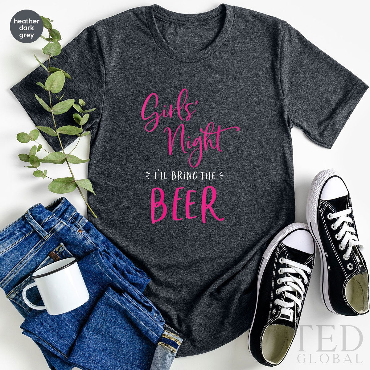 Cute Girls' Night T-Shirt, Drinking Party T Shirt, Alcoholic Girls Tee, Drinking Shirts, Beer Lover Shirt, Beer TShirt, Gift For Drinker - Fastdeliverytees.com