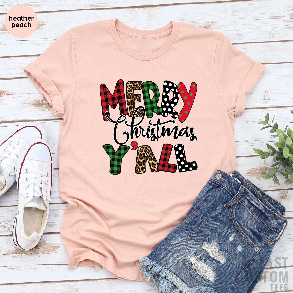 Christmas Tree T-shirt, Christmas Y'all T-Shirt, Women Christmas Gift, Merry Shirt, Cute Christmas Tee, Family Christmas Shirt, Merry Tee - Fastdeliverytees.com