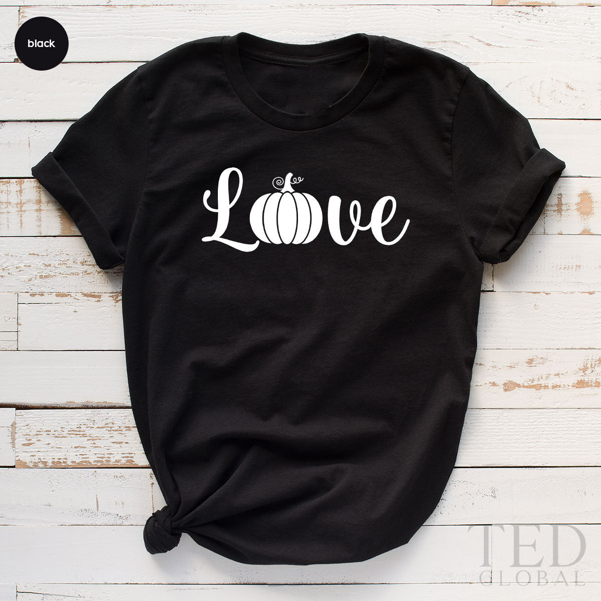 Cute Love Pumpkin T-Shirt, Cute Fall T Shirt, Funny Thanksgiving Shirts, Family Fall Shirt, Pumpkin Love Vibes TShirt, Gift  For Autumn - Fastdeliverytees.com