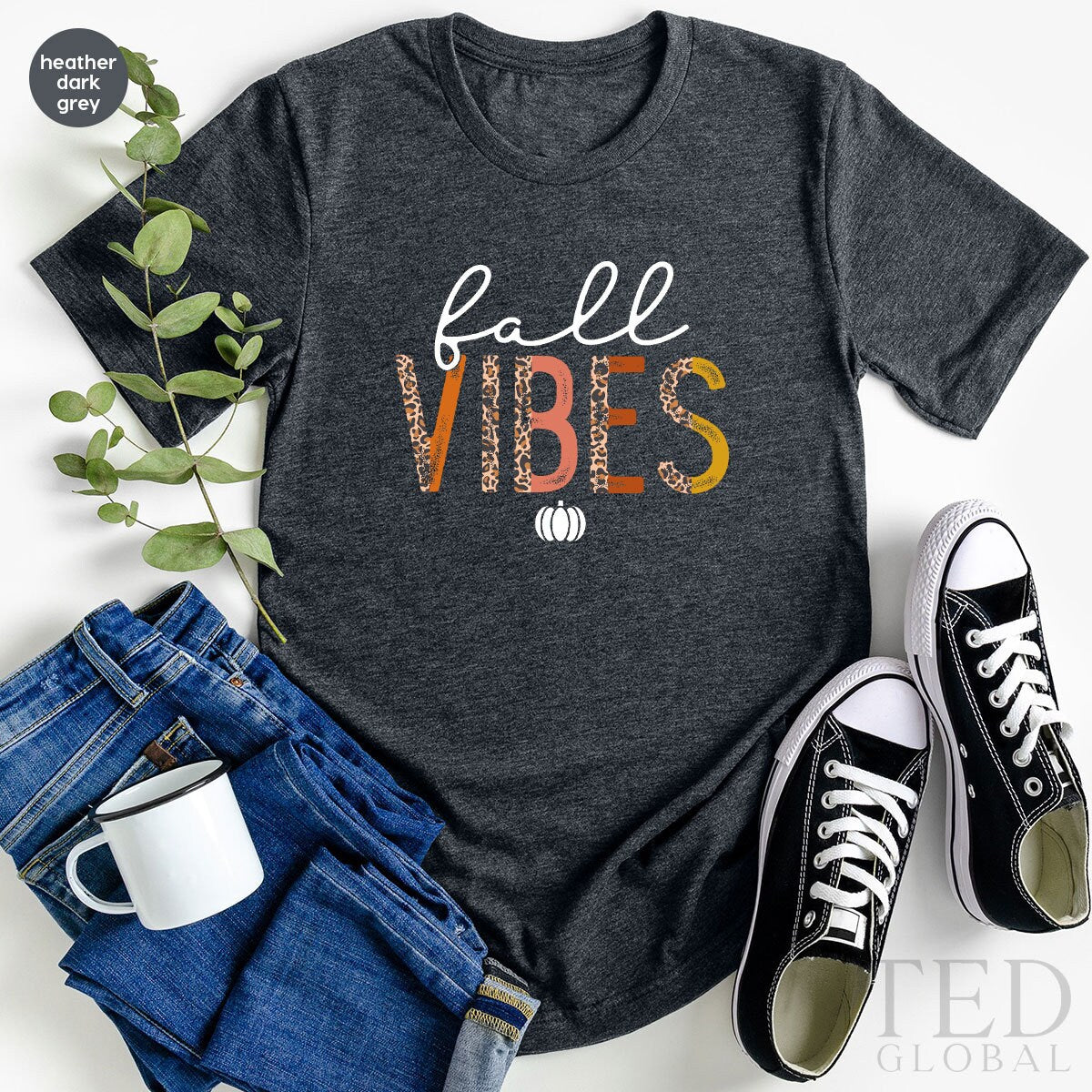 Fall Vibes Shirt, Cute Autumn T Shirt, Halloween T Shirt, Pumpkin Shirts, Funny Christmas Tee, Thanksgiving T-Shirt, Family Fall Gift - Fastdeliverytees.com