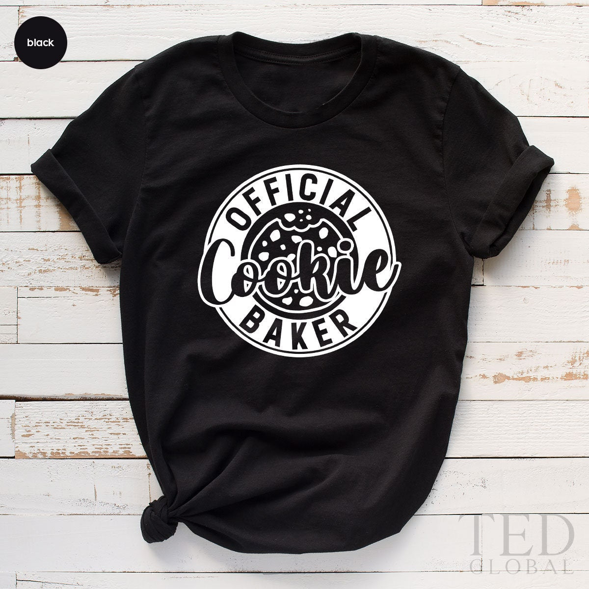 Cute Official Cookie Baker T-Shirt, Family Christmas Shirt, Christmas Mom Shirts, Christmas Baking Shirt, Cookie TShirt, Gift For Christmas - Fastdeliverytees.com