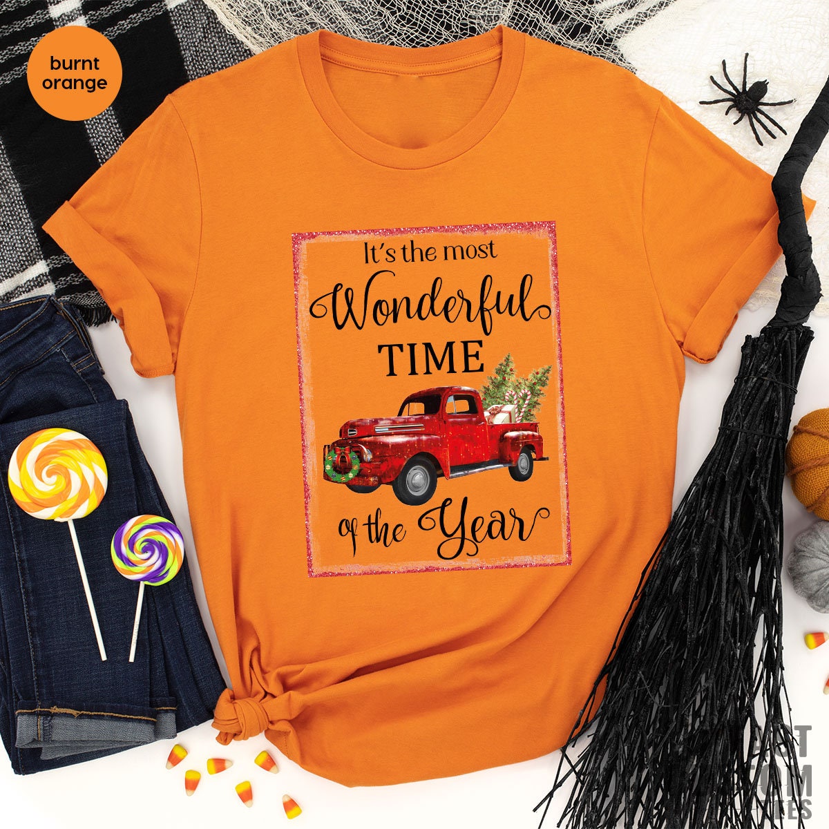It's The Most Wonderful Time Of The Year Shirt, Christmas Truck shirt, Christmas Tree Shirt, Family Christmas Shirts, Gift For Christmas Tee - Fastdeliverytees.com
