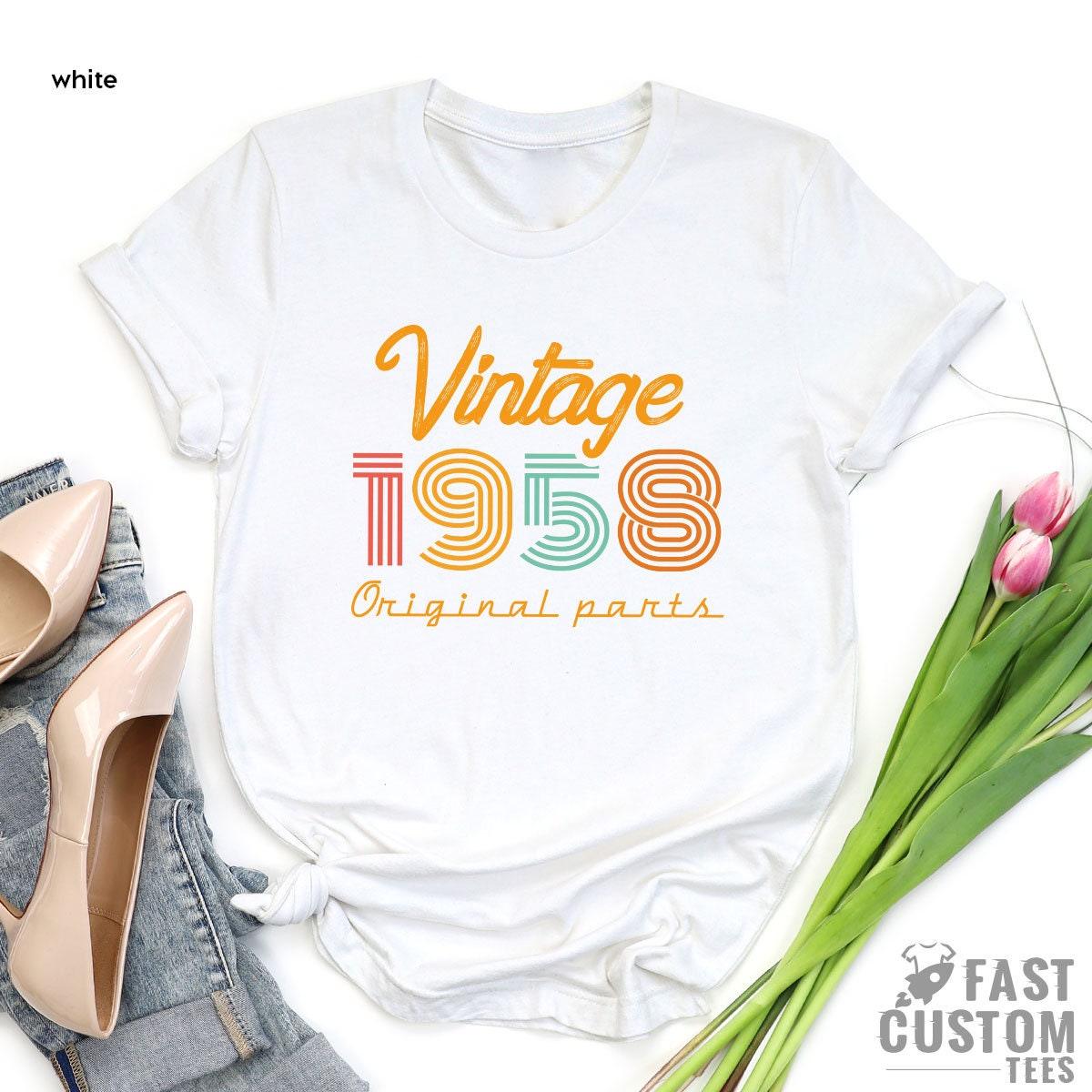 63rd Birthday Shirt, Vintage T Shirt, Vintage 1958 Shirt, 63rd Birthday Gift For Women, 63rd Birthday Shirt Men, Retro Shirt, Vintage Shirts - Fastdeliverytees.com