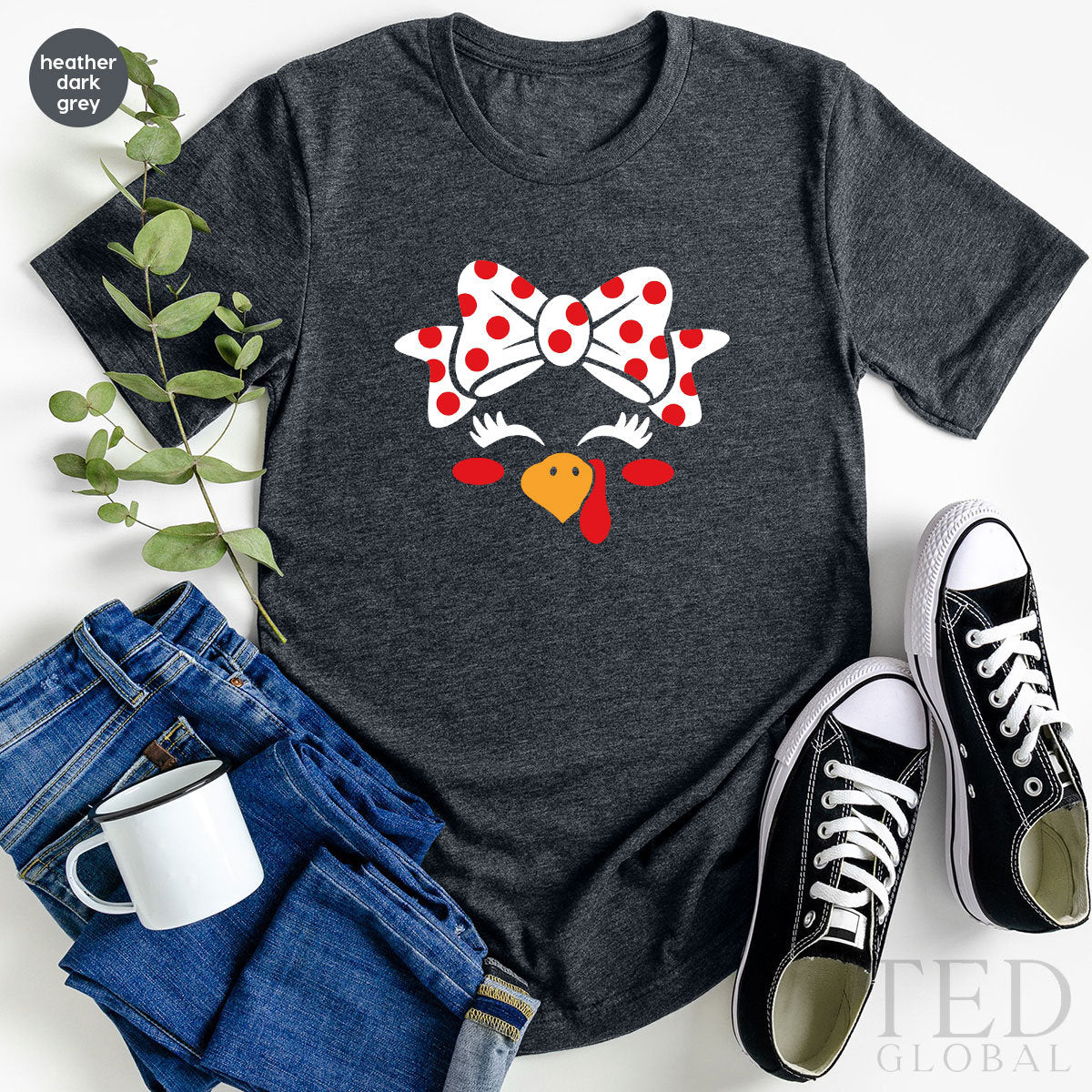 Cutest Lady Turkey T-Shirt, Family Thanksgiving T Shirt, Wine Turkey Family Shirts, Thanksgiving Fall Girls Shirt, Gift For Thanksgiving - Fastdeliverytees.com