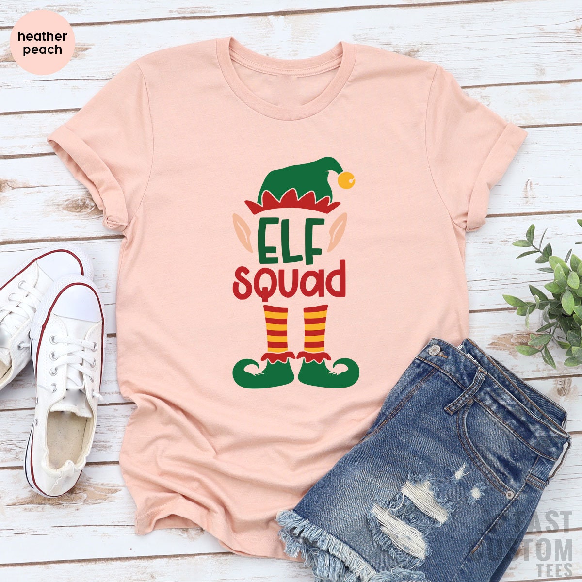 Elf Squad Shirt, Christmas Elf Shirt, Funny Christmas T-Shirt