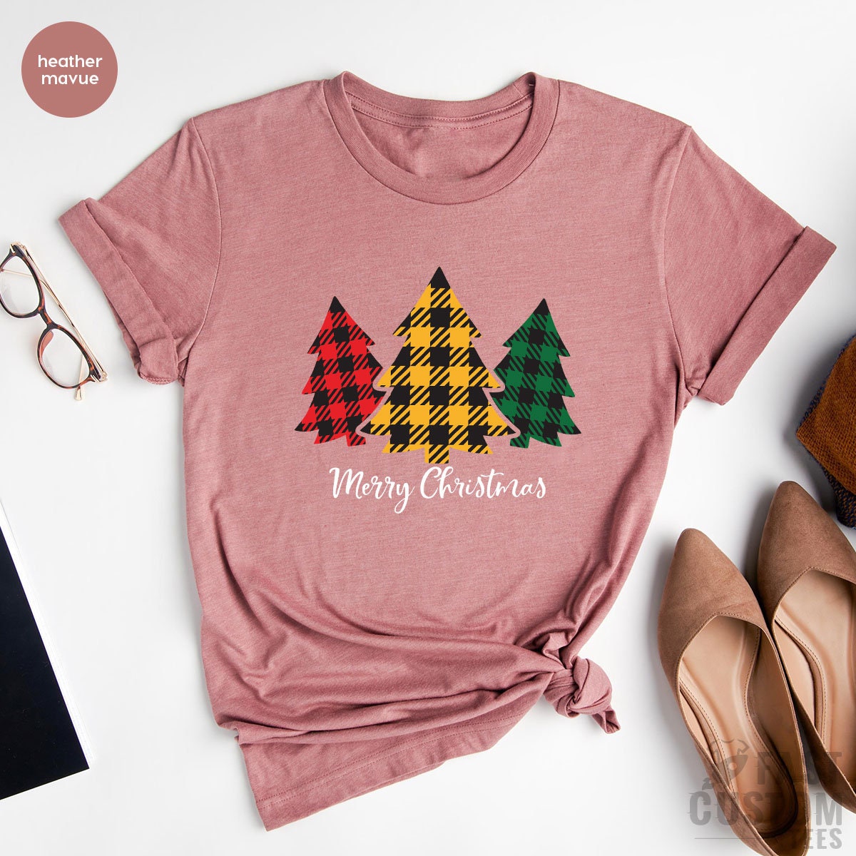 Christmas Tree T-shirt, Christmas T-Shirt, Merry Shirt, Women Christmas Gift, Cute Christmas Tee, Family Christmas Shirt, Holiday Merry Tee - Fastdeliverytees.com