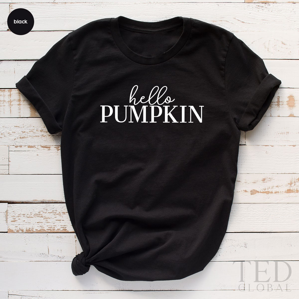Cute Hello Pumpkin T-Shirt, Fall Women T Shirt, Funny Thanksgiving Shirts, Family Fall Shirt, Pumpkin Season TShirt, Gift For Thanksgiving - Fastdeliverytees.com
