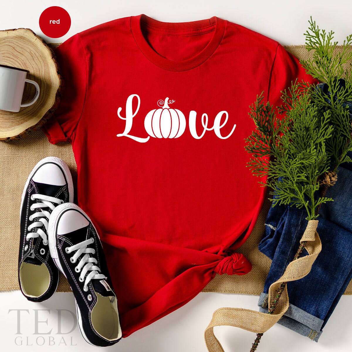 Cute Love Pumpkin T-Shirt, Cute Fall T Shirt, Funny Thanksgiving Shirts, Family Fall Shirt, Pumpkin Love Vibes TShirt, Gift  For Autumn - Fastdeliverytees.com