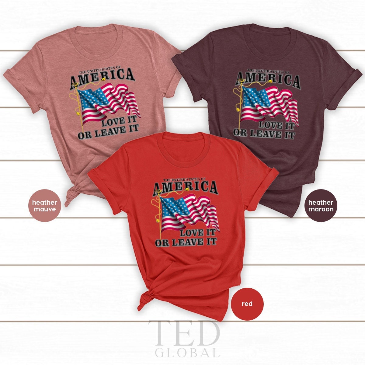 USA Flag Shirt, 4th Of July Shirt, Love It Or Leave It Shirt, American Flag Shirt, Patriotic T Shirt, American Pride Shirt, Patriotic USA - Fastdeliverytees.com