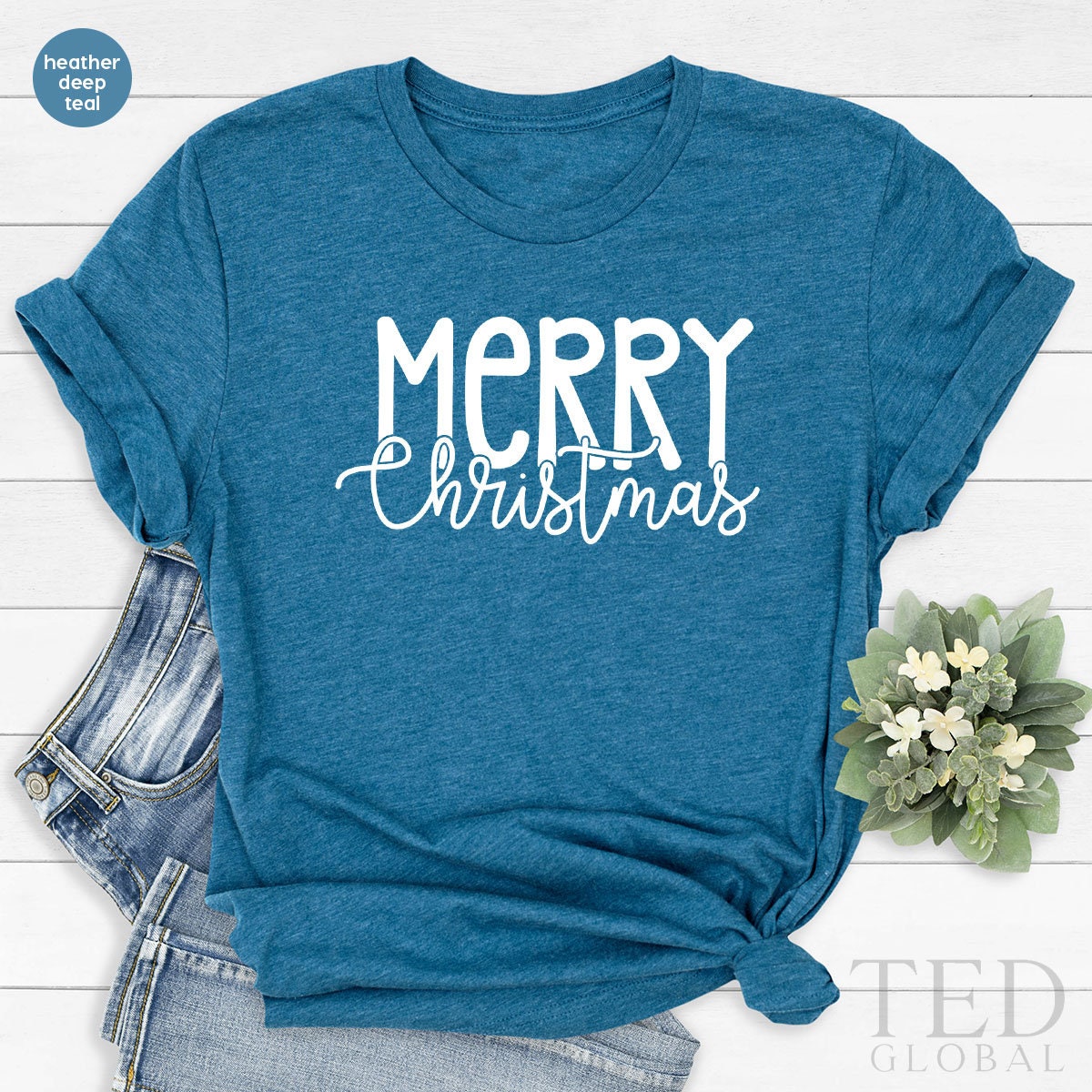 Cute MERRY Christmas T-Shirt, Happy Christmas T Shirt, Funny Family Christmas Shirts, Happy Winter Shirt, Gift For Christmas - Fastdeliverytees.com