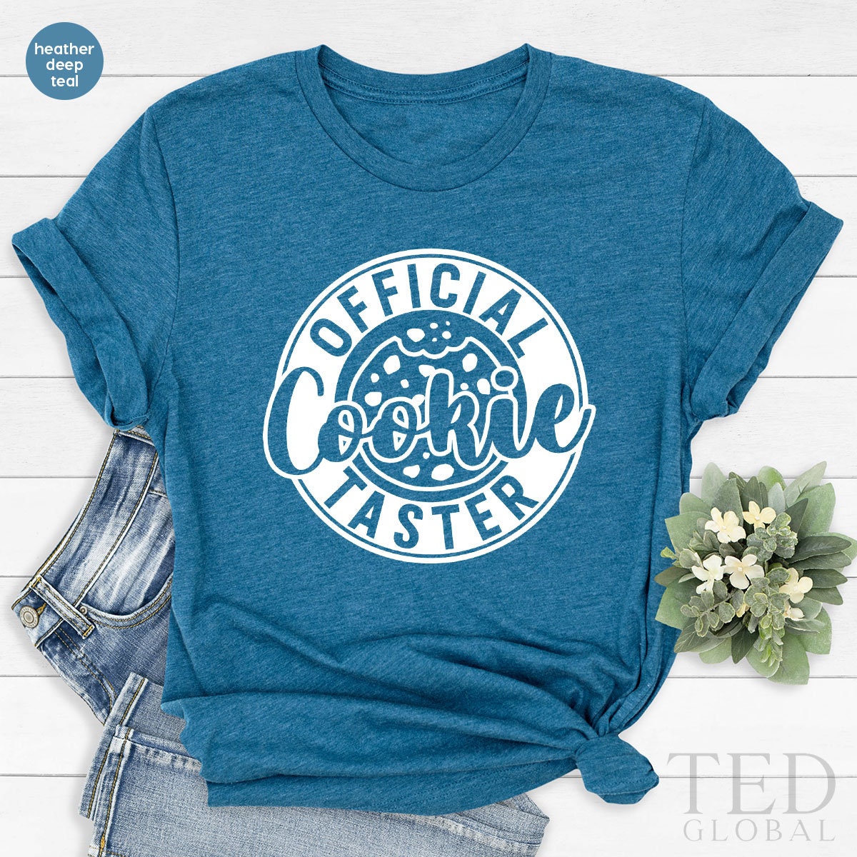 Cute Official Cookie Taster T-Shirt, Family Christmas Shirt, Funny Baking Shirts, Christmas Baking Shirt, Cookie TShirt, Gift For Christmas - Fastdeliverytees.com