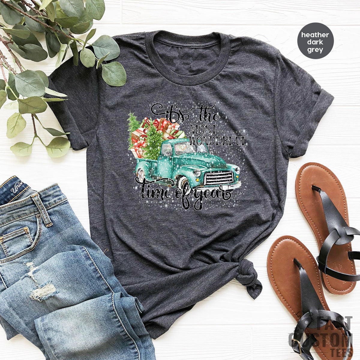 It's The Most Wonderful Time Of The Year Shirt, Christmas Tree Shirt, Christmas Truck shirt, Family Christmas Shirts, Gift For Christmas Tee - Fastdeliverytees.com