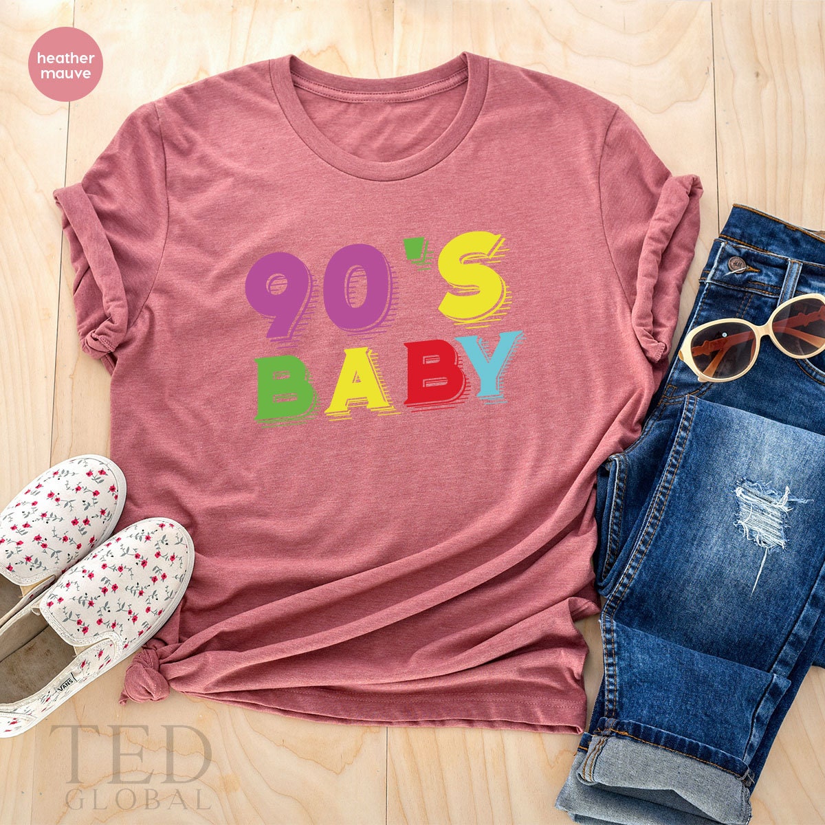 Cute 90's Baby T-Shirt, Vintage TShirt, Color Revel 90's Baby Shirts, Vintage 90's Baby Shirt, 90's Baby Retro TShirt, Gift 90's Birthday - Fastdeliverytees.com