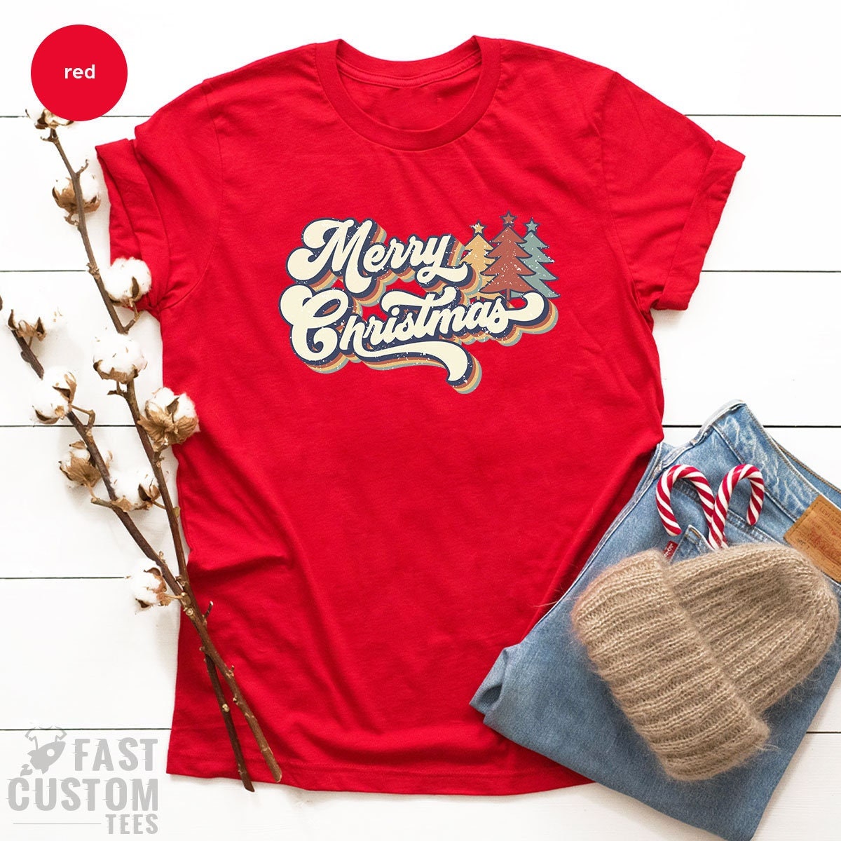 Family Christmas T-shirt, Christmas Women T-Shirt, Women Christmas Gift, Merry Shirt, Cute Christmas Tee, Christmas Shirt, Merry Merry Tee - Fastdeliverytees.com