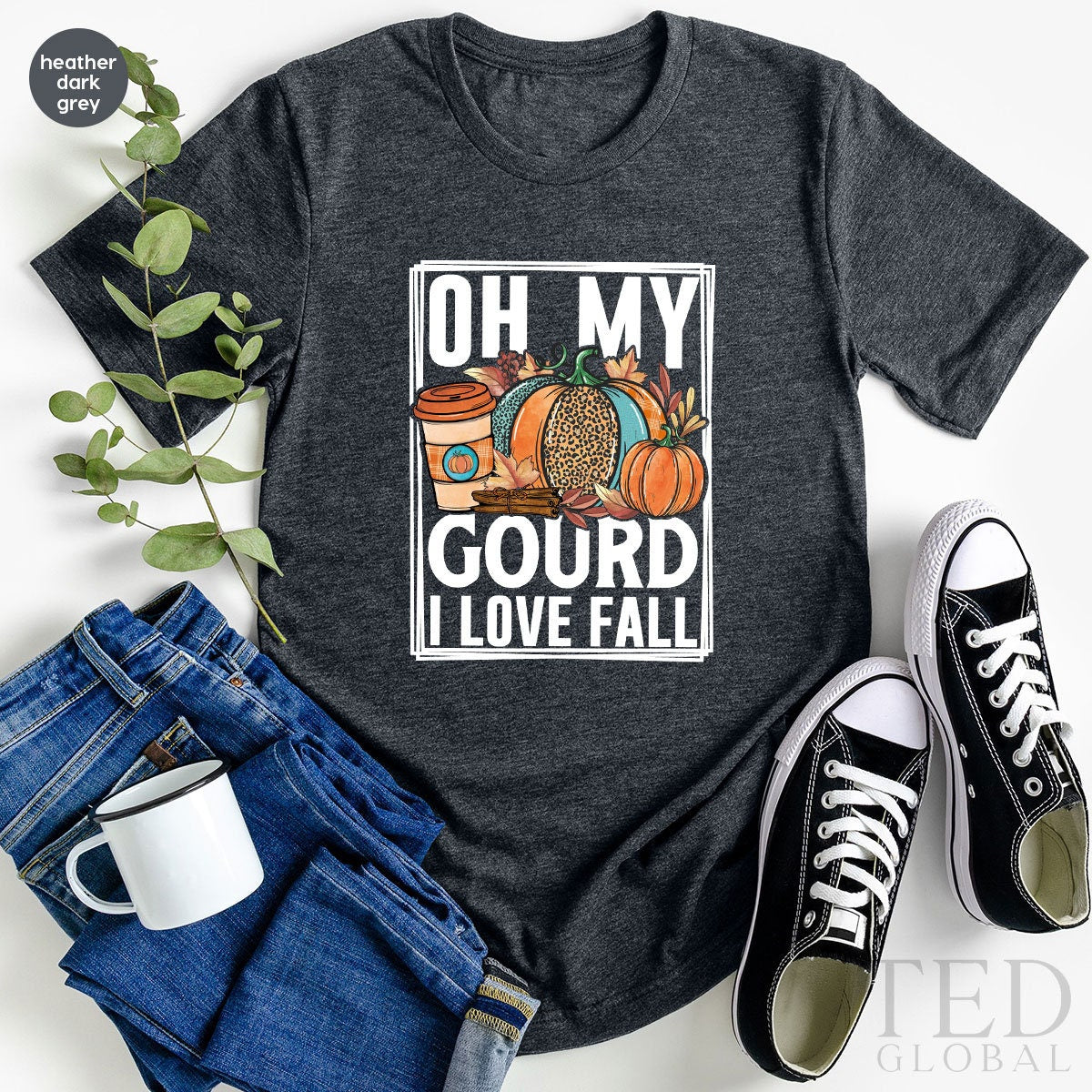 Family Thanksgiving T-Shirt, Oh My Gourd I Love Fall T Shirt, Thanksgiving Pumpkin Shirts, Funny Thanksgiving Shirt, Thanksgiving Gift - Fastdeliverytees.com