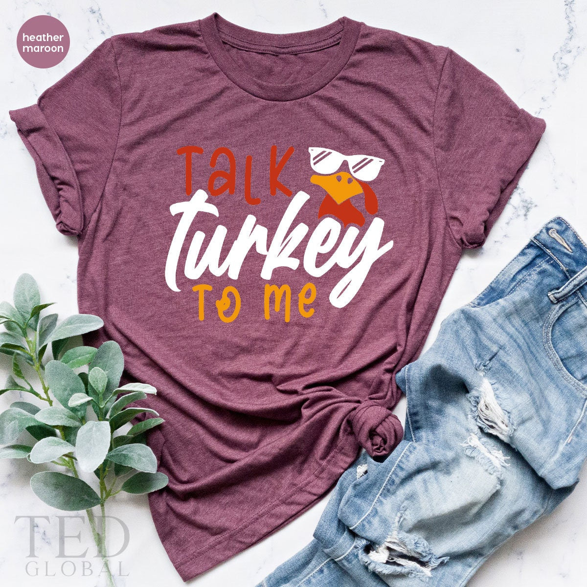 Funny Talk Turkey To Me T-Shirt, Coolest Turkey T Shirt, Family Thanksgiving Fall Shirts, Wine Turkey Family Shirt, Gift For Thanksgiving - Fastdeliverytees.com