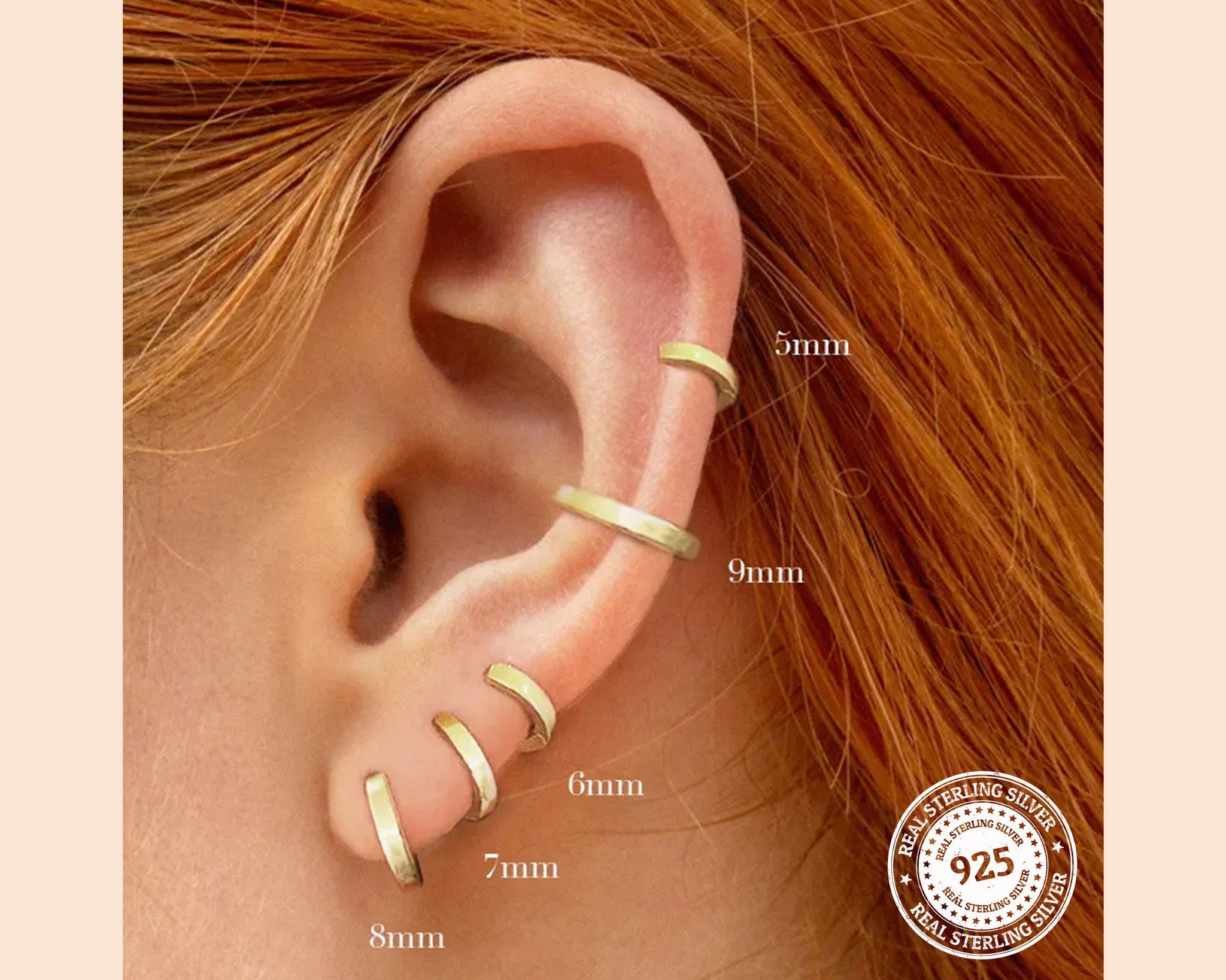 Nordstrom Everyday Sterling Silver Huggie Hoop Earrings | Nordstrom